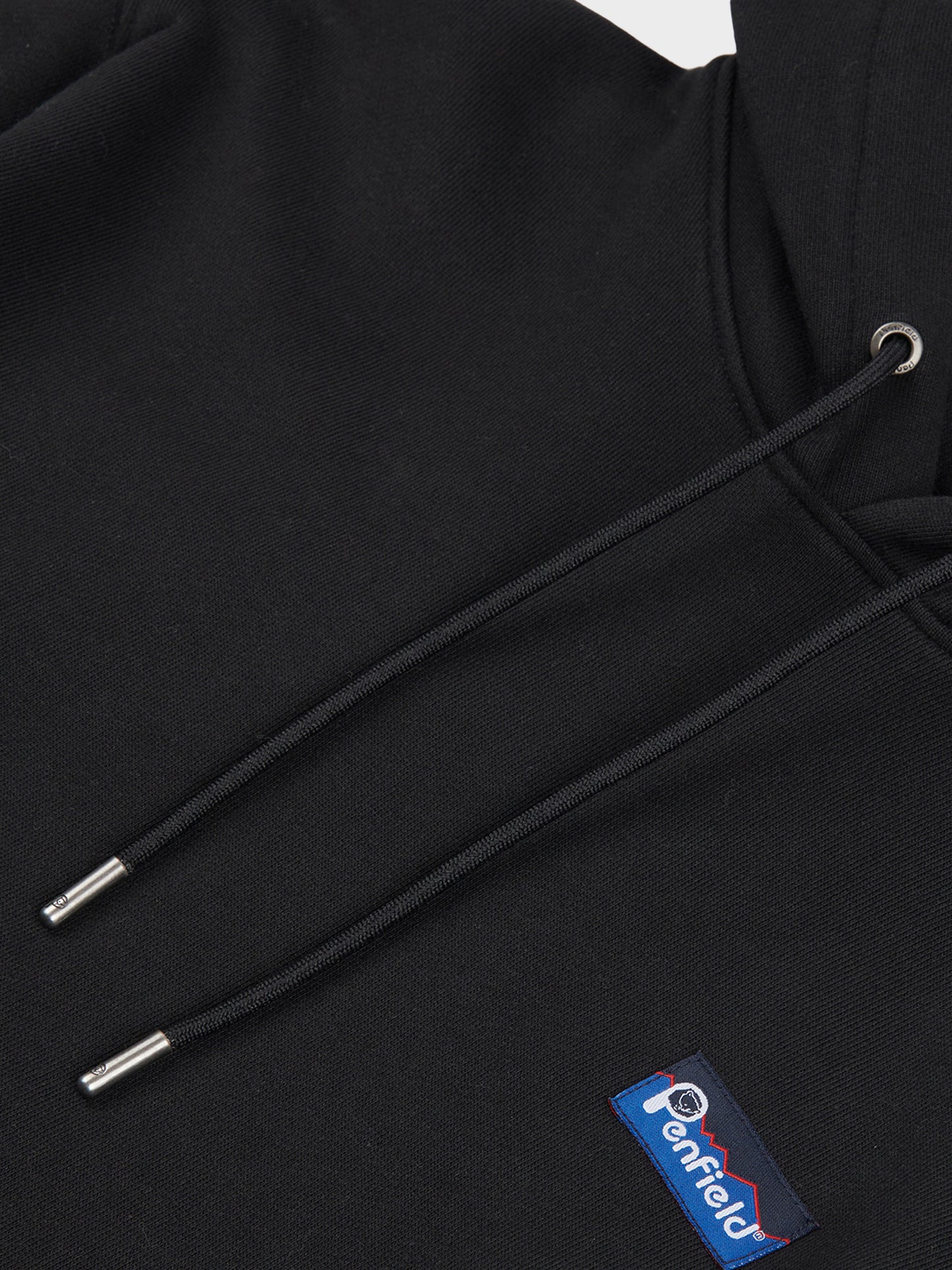 Penfield Mens Original Logo Hoodie in Black