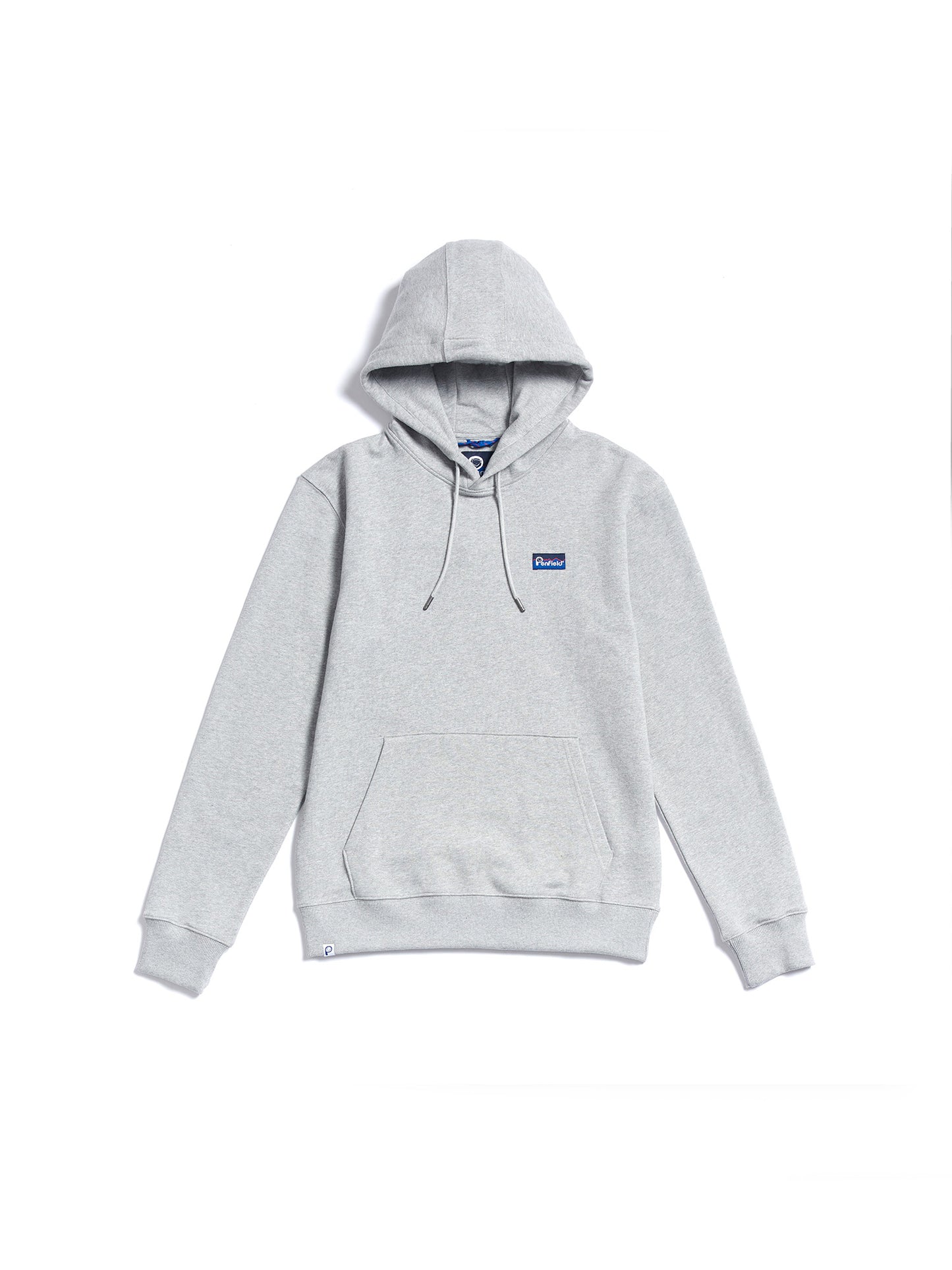 Penfield Mens Original Logo Hoodie in Athletic Grey Heather