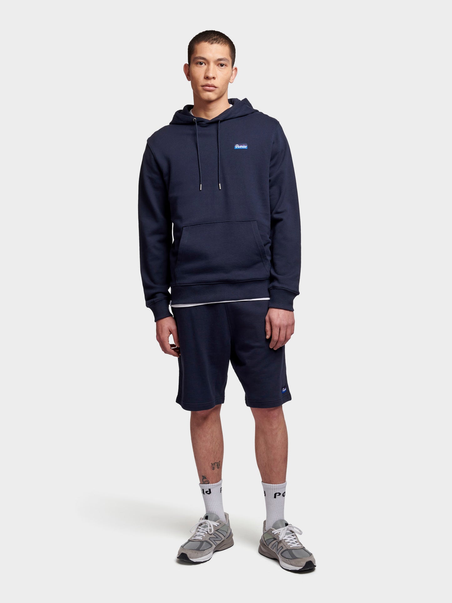Penfield Mens Original Logo Hoodie in Sky Captain