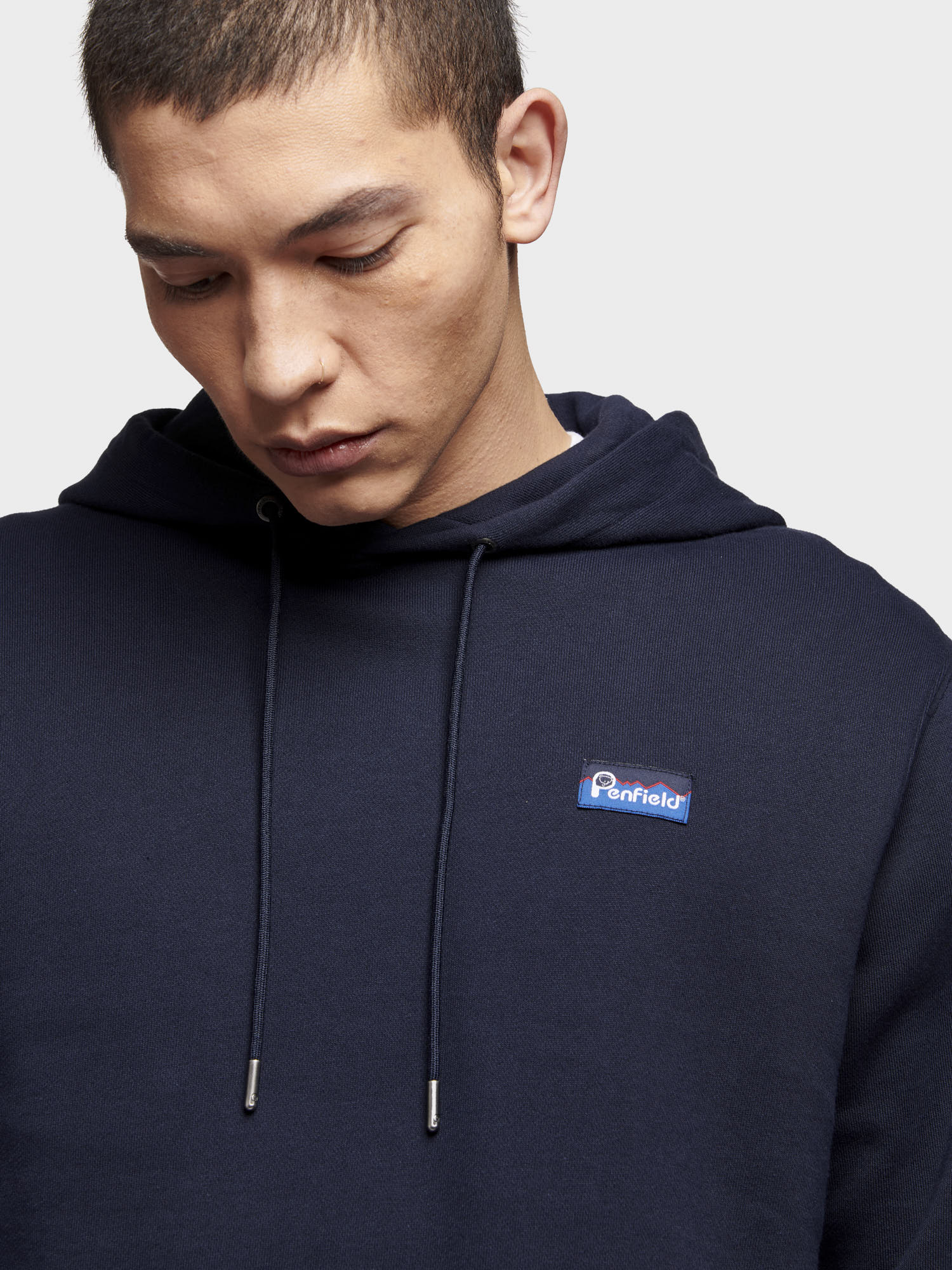 Relaxed Fit Original Logo Hoodie in Sky Captain