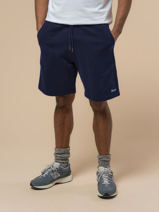 Penfield Mens Original Logo Sweat Short in Black