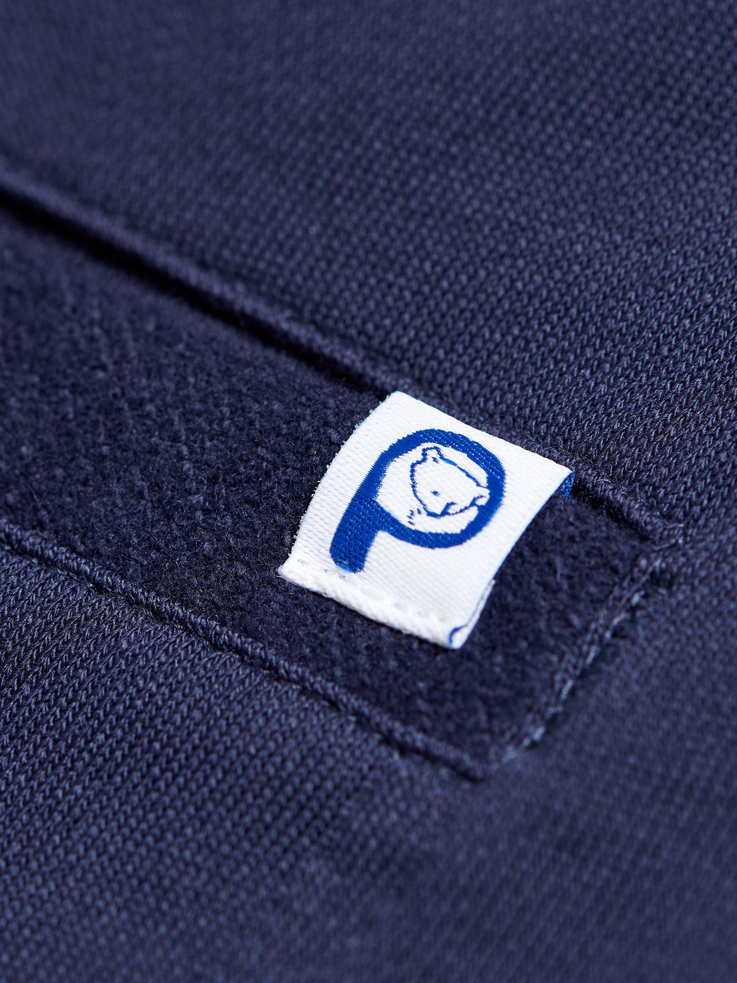Penfield Mens Original Logo Sweat Short in Navy Blue