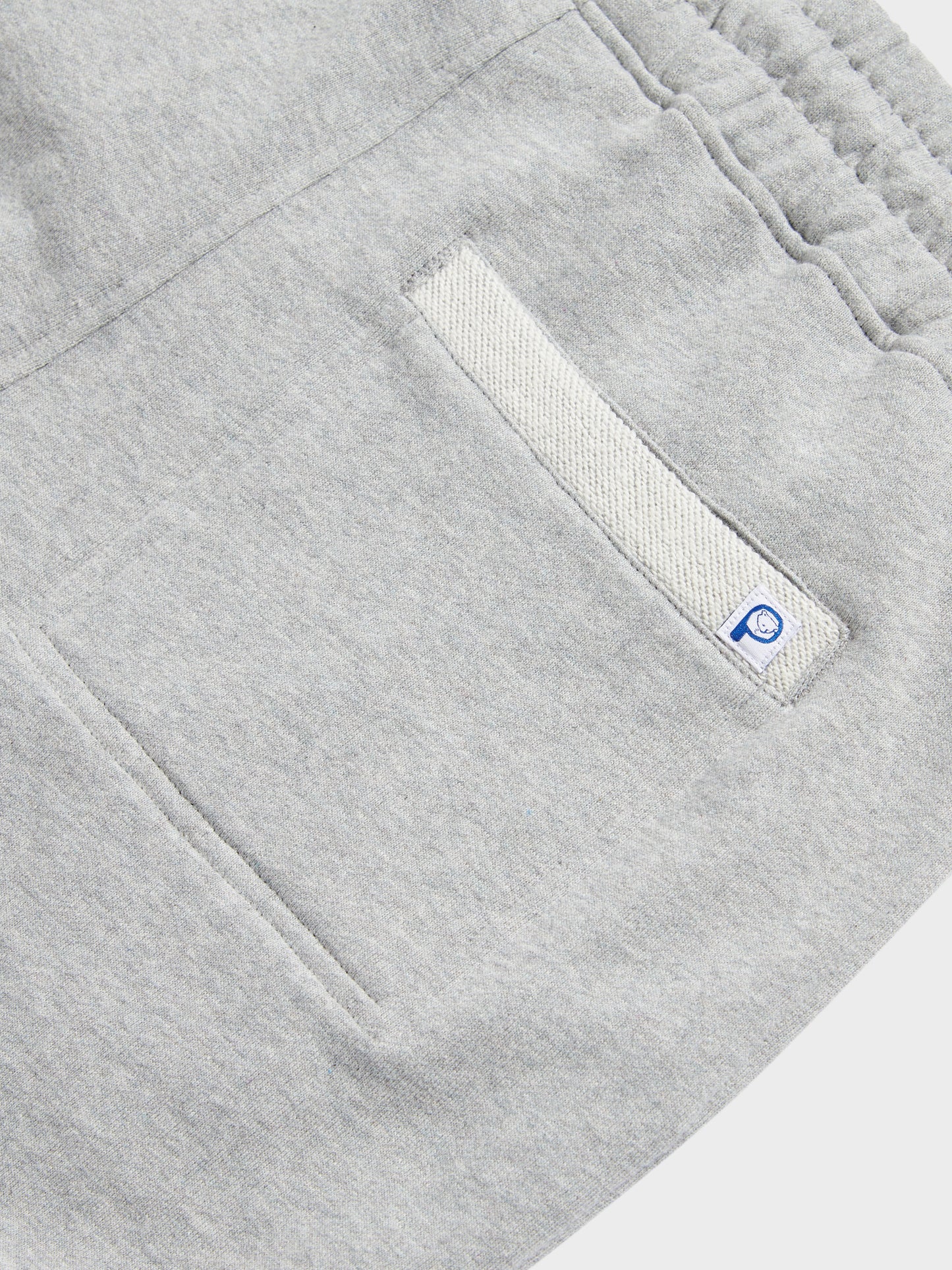 Penfield Mens Original Logo Sweat Short in Athletic Grey Heather