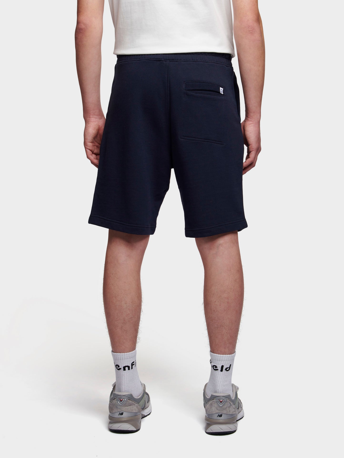 Penfield Mens Original Logo Sweat Short in Sky Captain