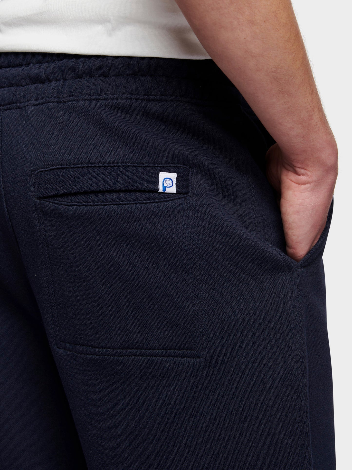 Penfield Mens Original Logo Sweat Short in Sky Captain
