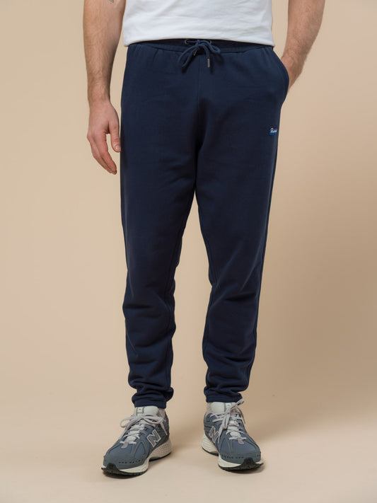 Penfield Mens Original Logo Sweat Pant in Navy Blue