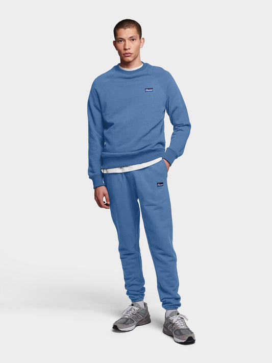 Penfield Mens Original Logo Sweat Pant in Blue Horizon