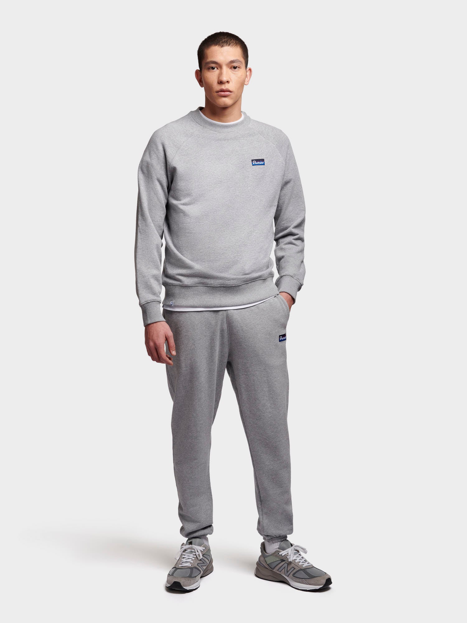 Relaxed Fit Original Logo Joggers in Athletic Grey Heather