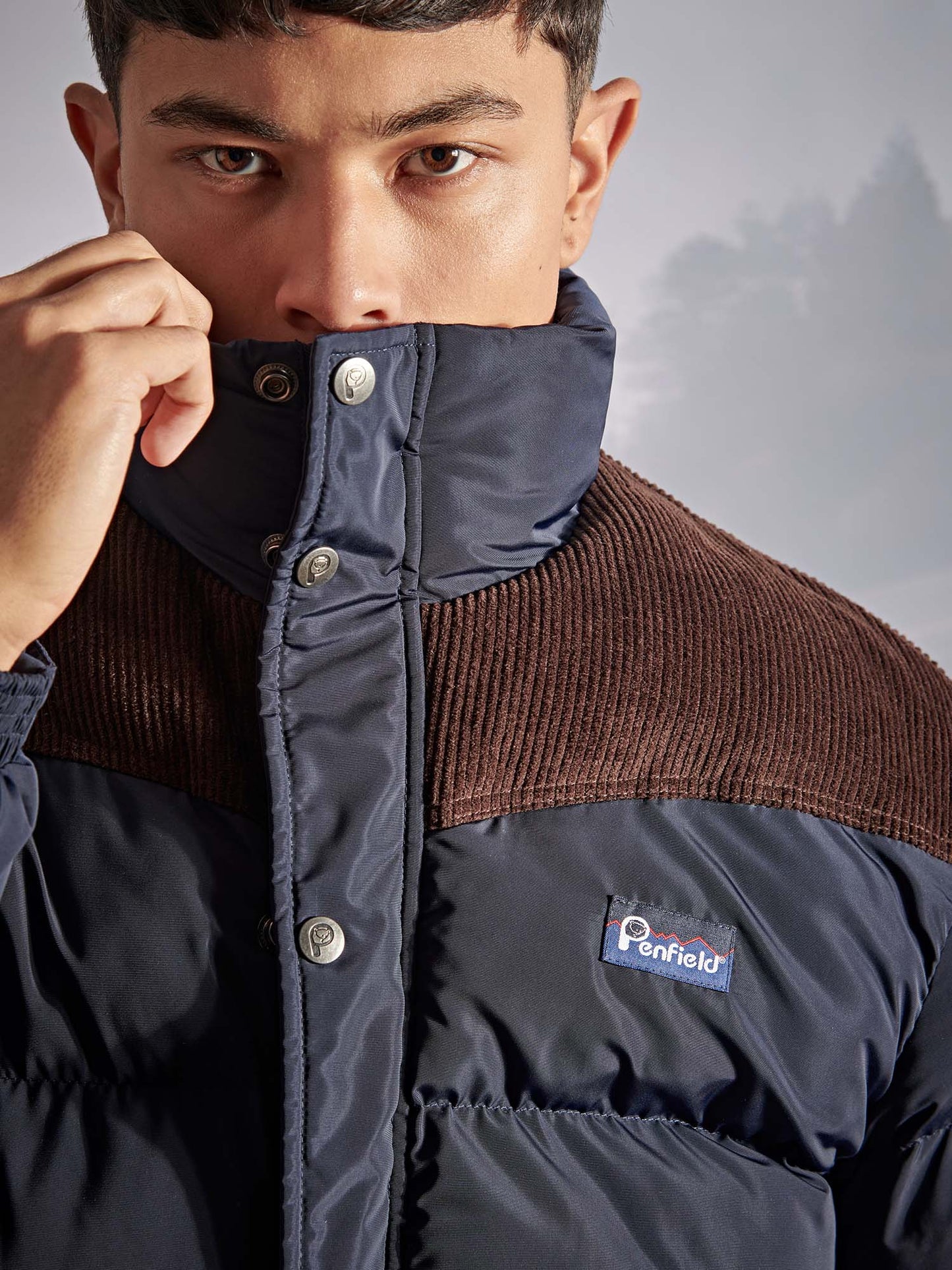Penfield Mens Easton Jacket in Navy Blue