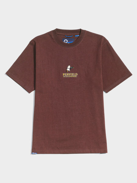 Embroidered Mallard T-Shirt in Chicory Coffee – Penfield