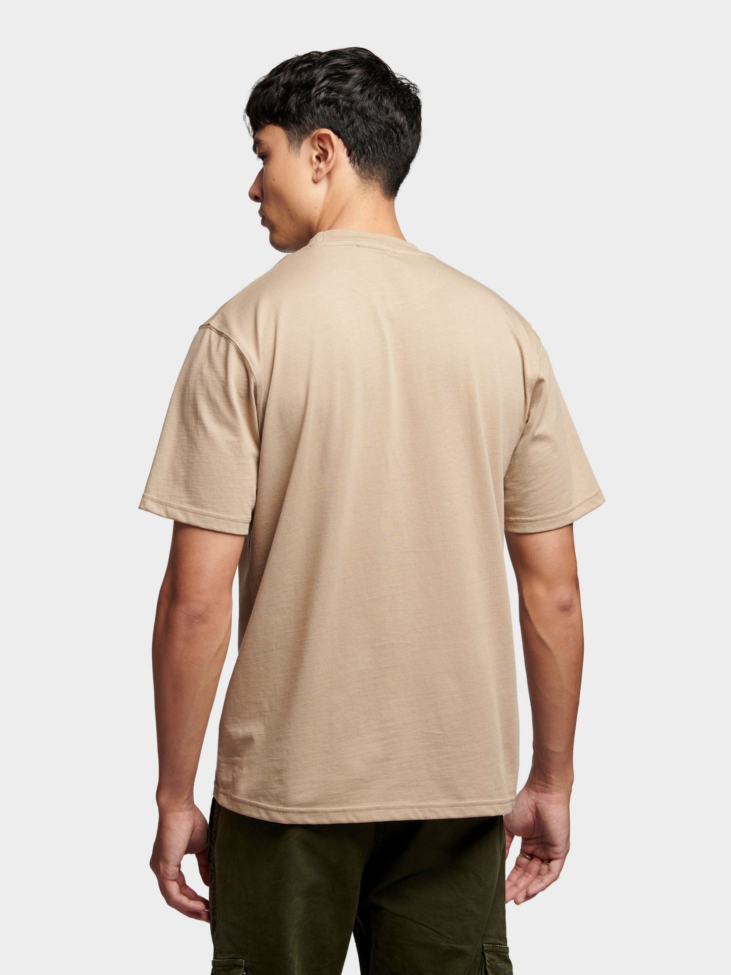 Penfield Mens Circle Mountain T-Shirt in Chinchilla
