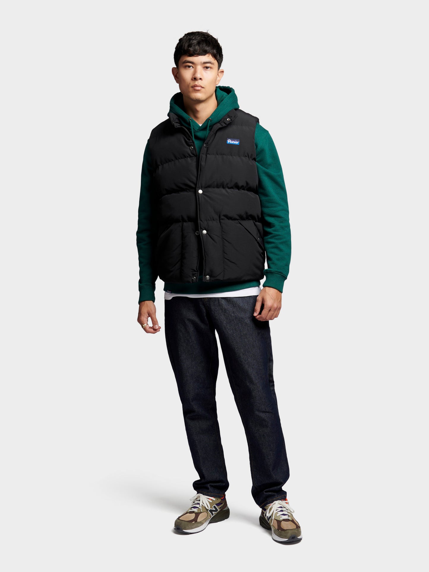 Penfield Mens Outback Vest in Black