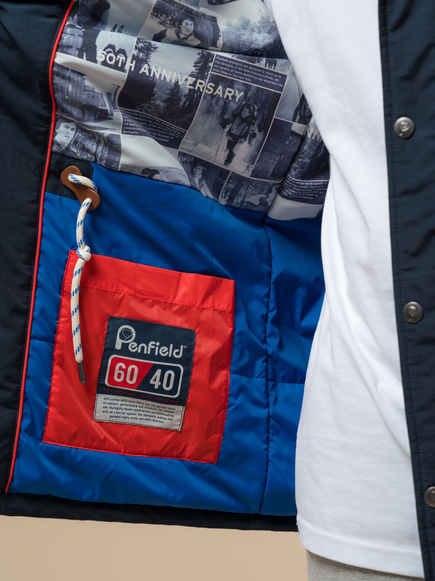 Penfield Mens 50th Anniversary Kasson Jacket in Navy Blue