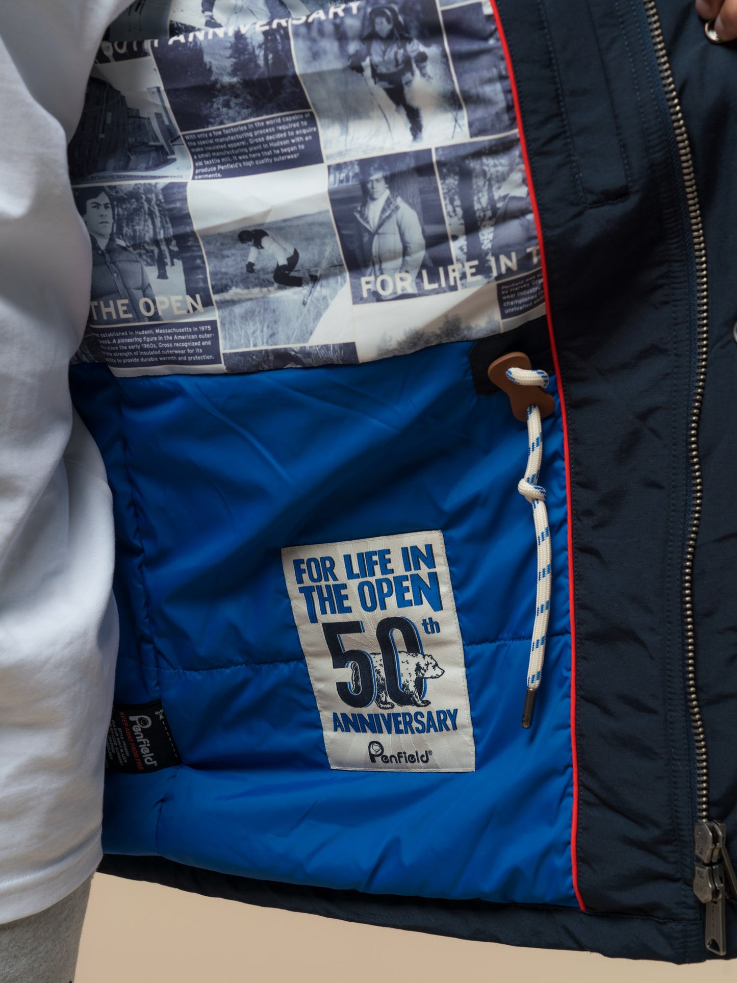 Penfield Mens 50th Anniversary Kasson Jacket in Navy Blue