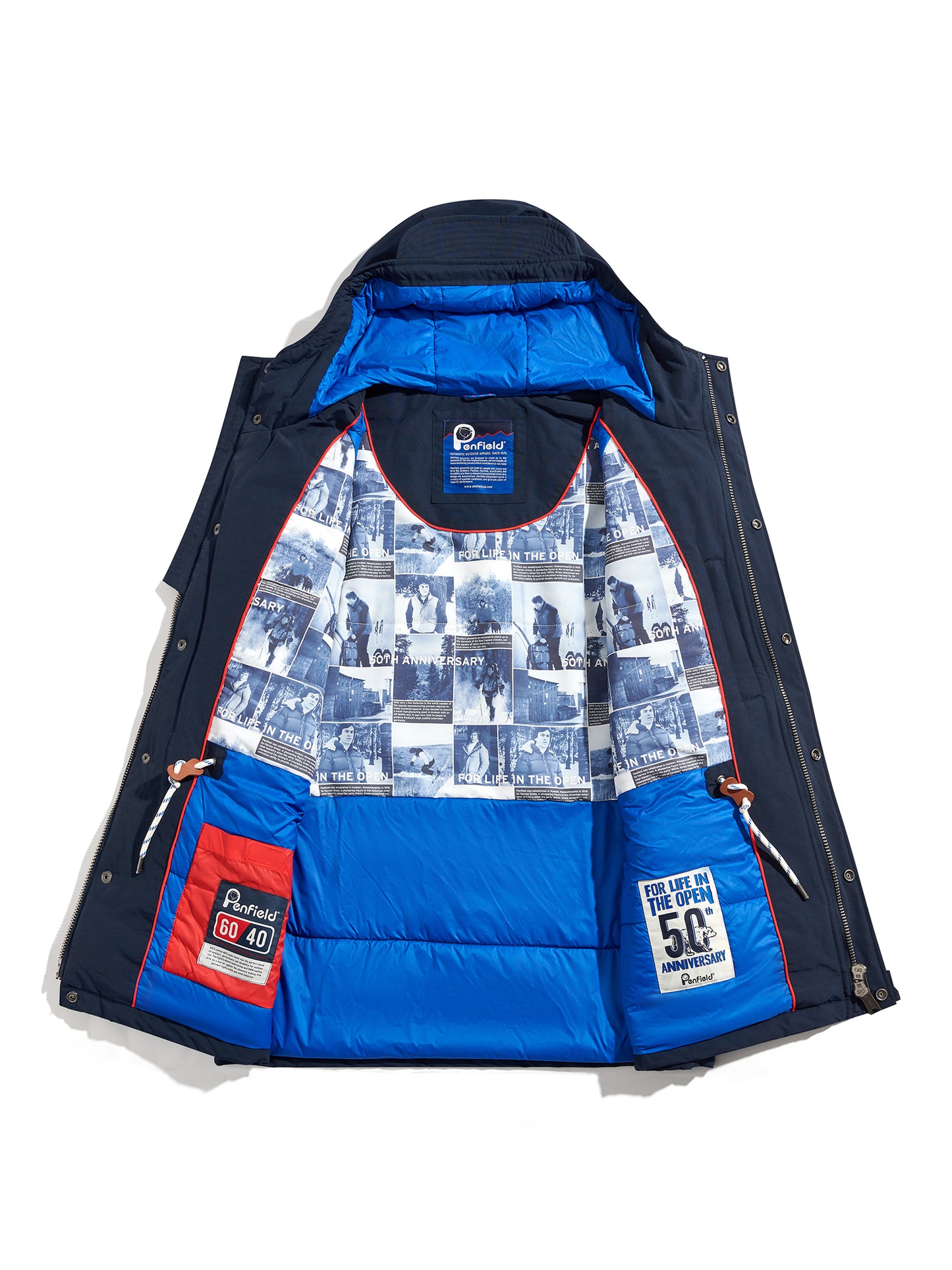 Penfield Mens 50th Anniversary Kasson Jacket in Navy Blue