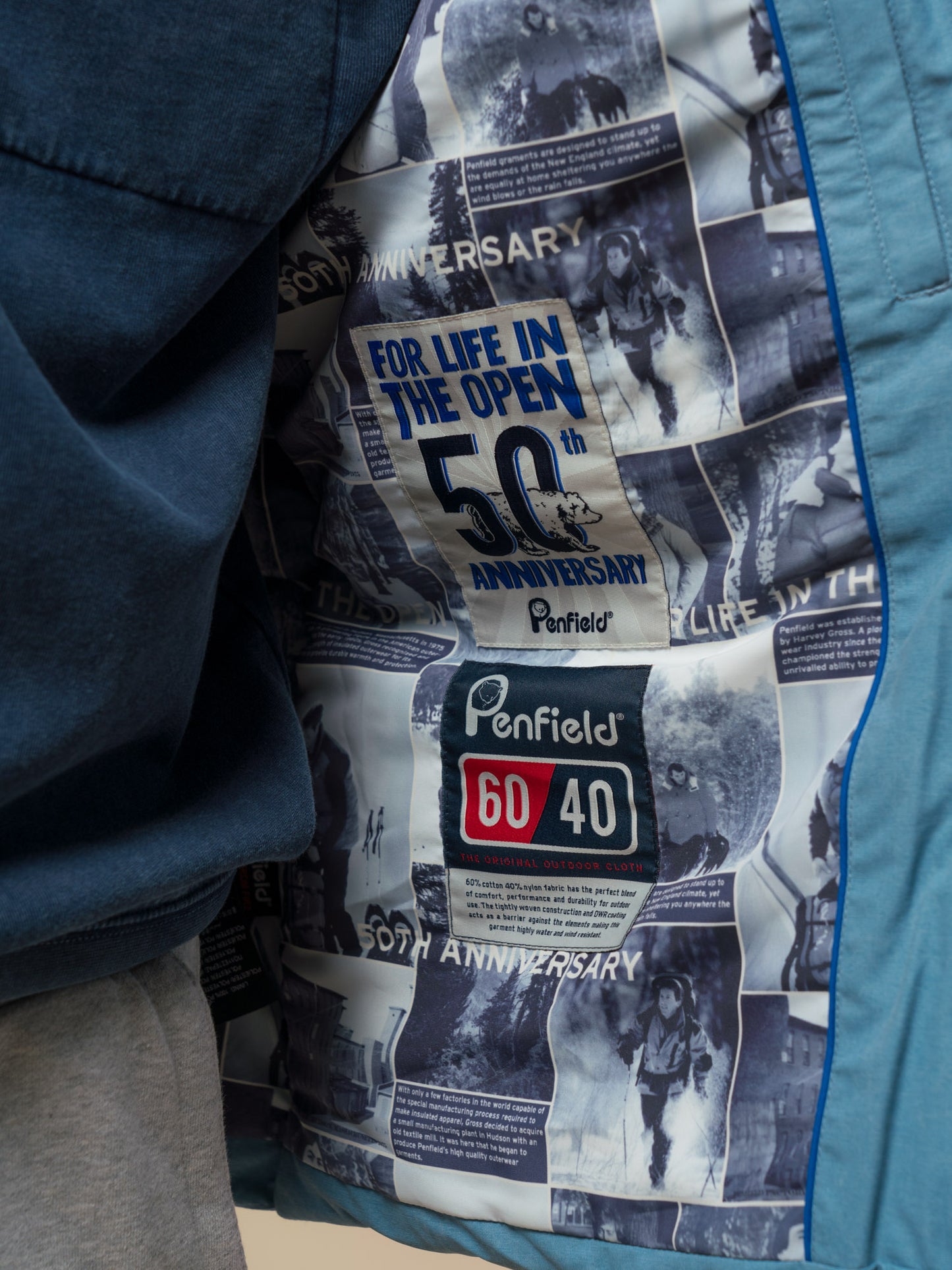 Penfield Mens 50th Anniversary Outback Vest in Niagara