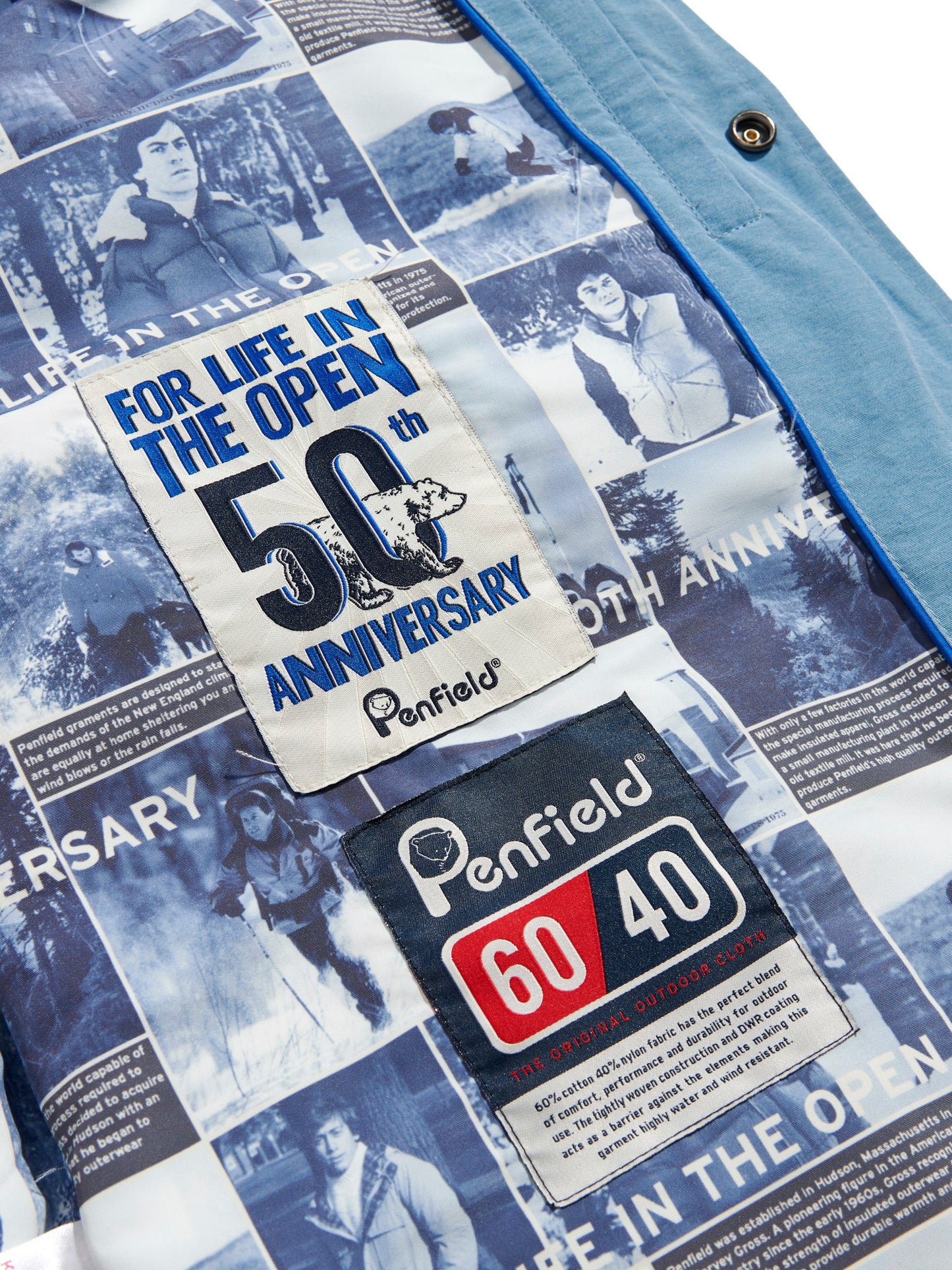Penfield Mens 50th Anniversary Outback Vest in Niagara