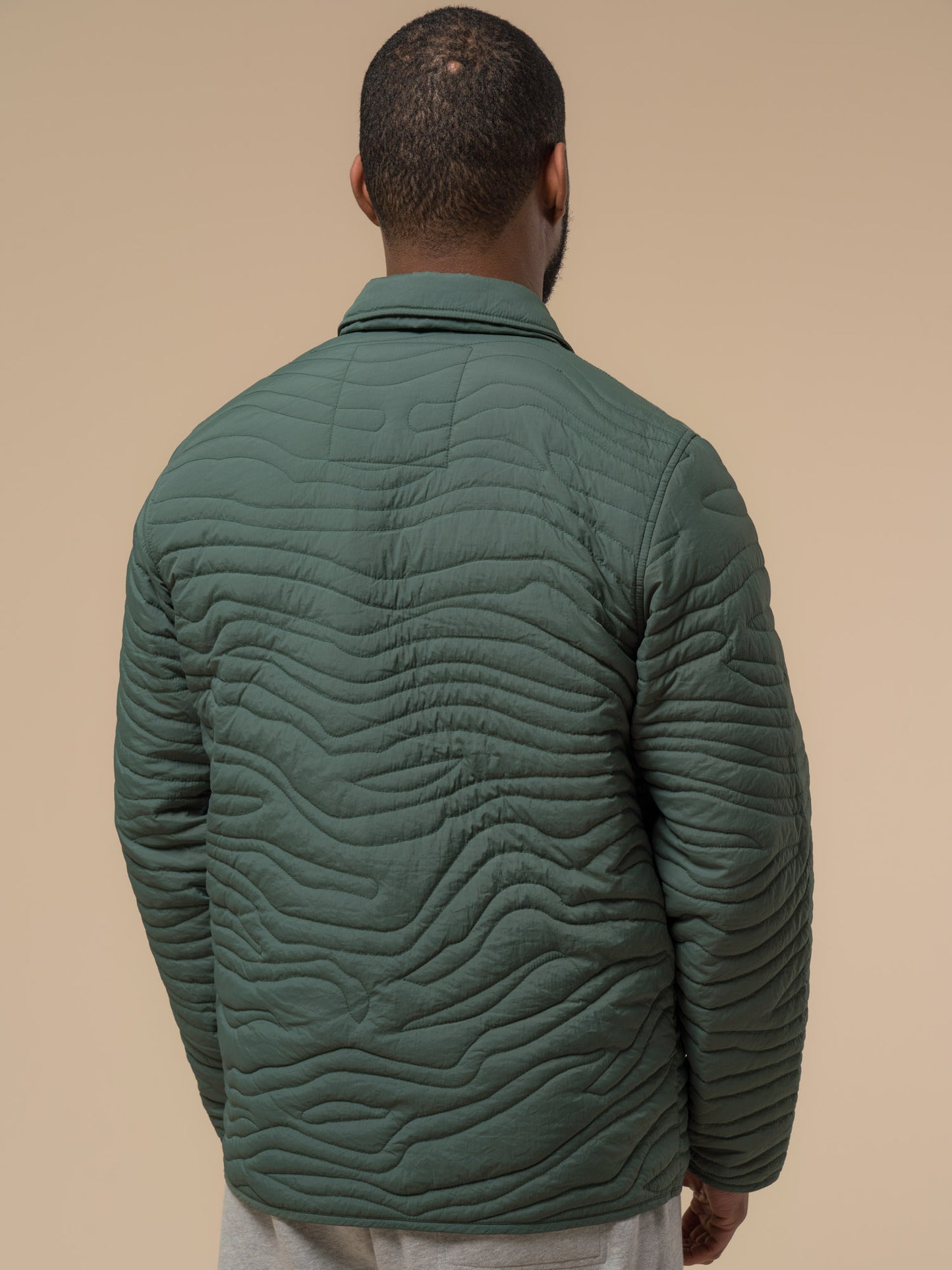 Penfield Mens Cahoon Quilted Jacket in Dark Forest
