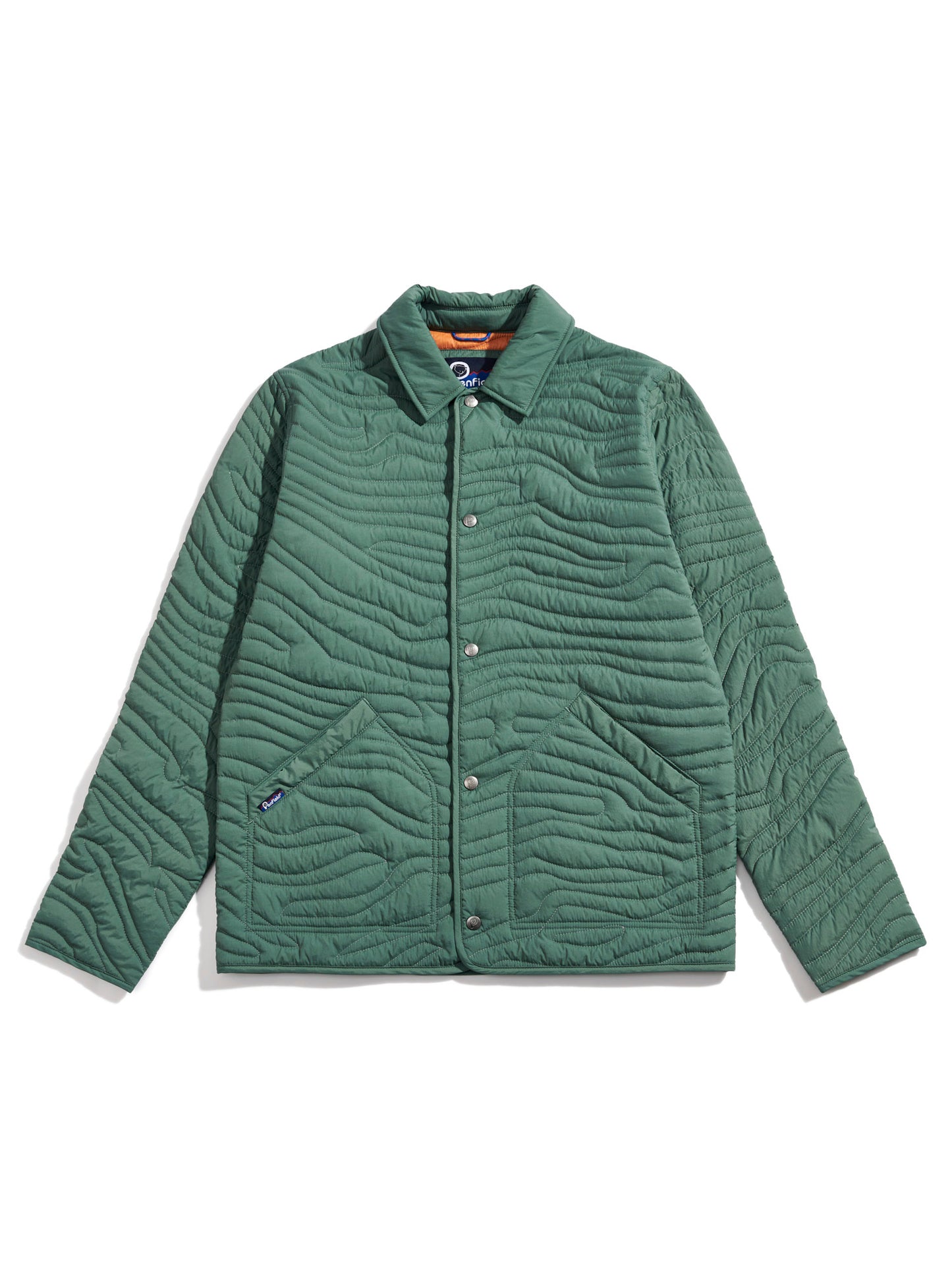 Penfield Mens Cahoon Quilted Jacket in Dark Forest