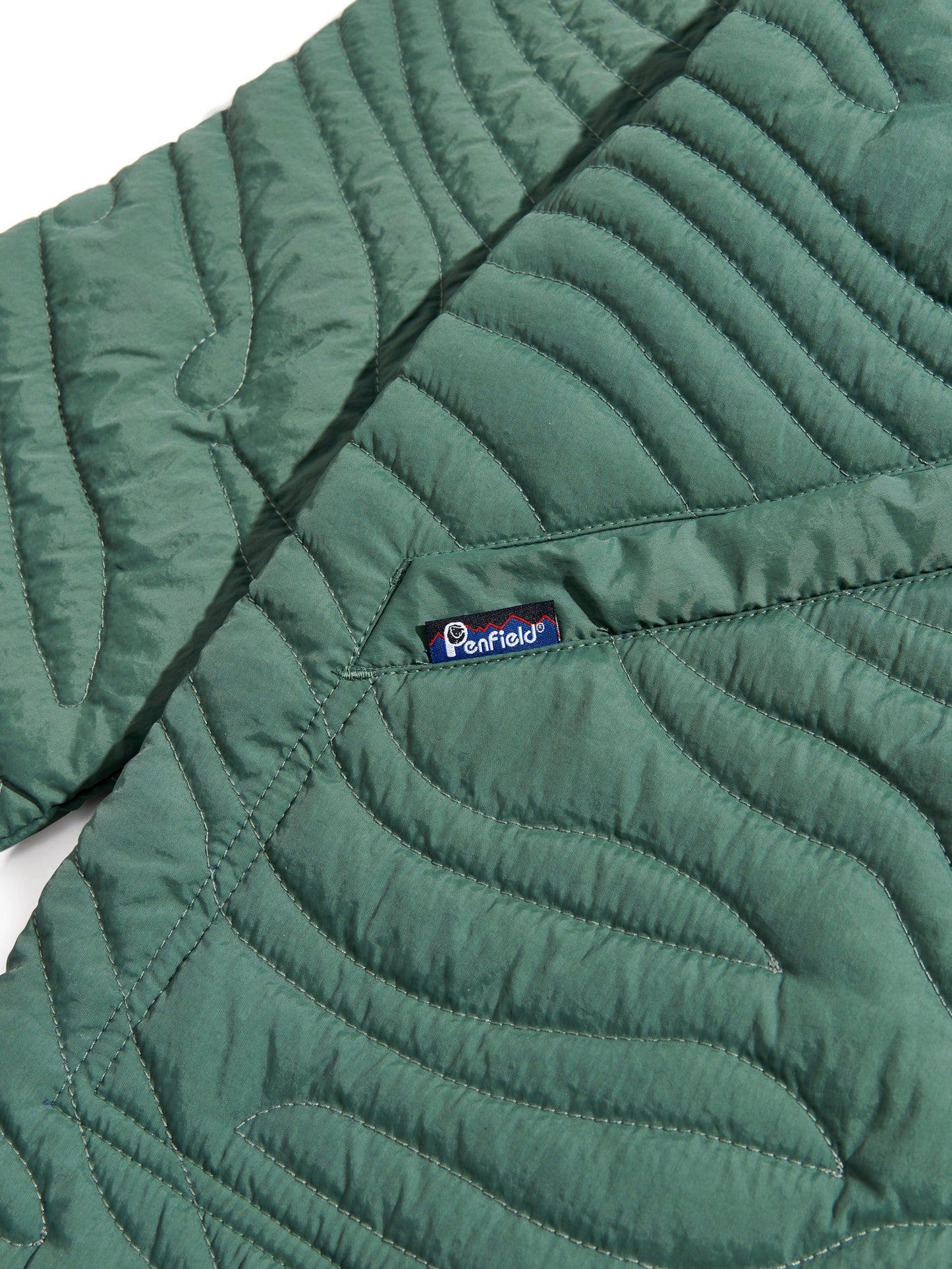 Penfield Mens Cahoon Quilted Jacket in Dark Forest