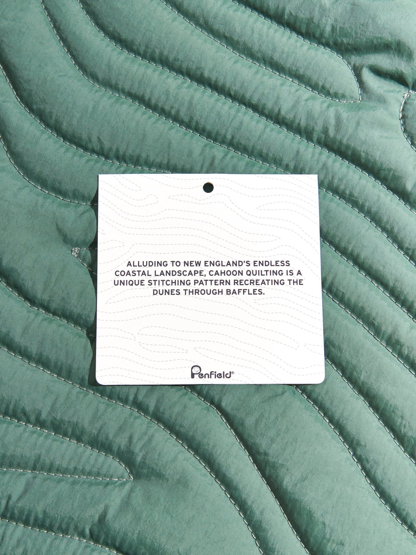 Penfield Mens Cahoon Quilted Jacket in Dark Forest
