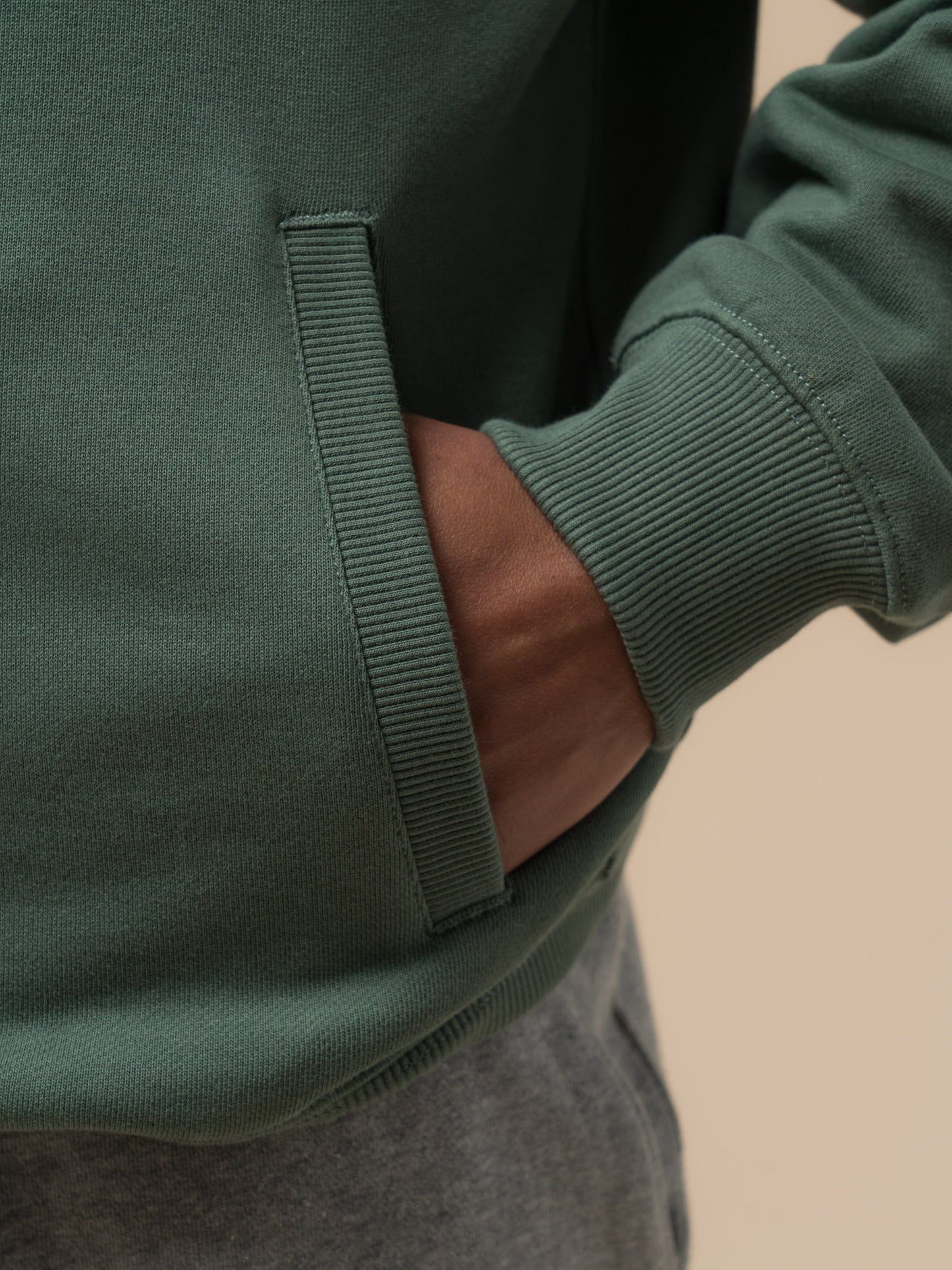 Penfield Mens Circle Landscape Hoodie in Dark Forest