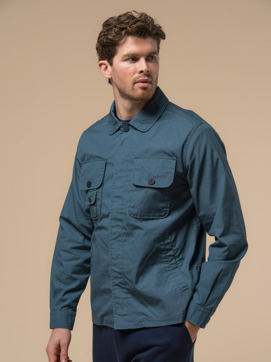 Penfield Mens Quincy Jacket in Blue Fusion