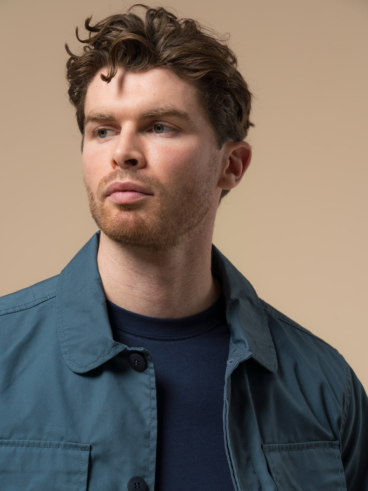 Penfield Mens Quincy Jacket in Blue Fusion