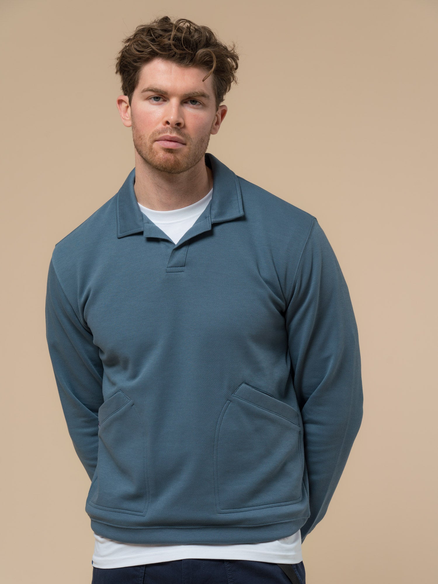 Cahoon Rugby Shirt in Blue Fusion – Penfield