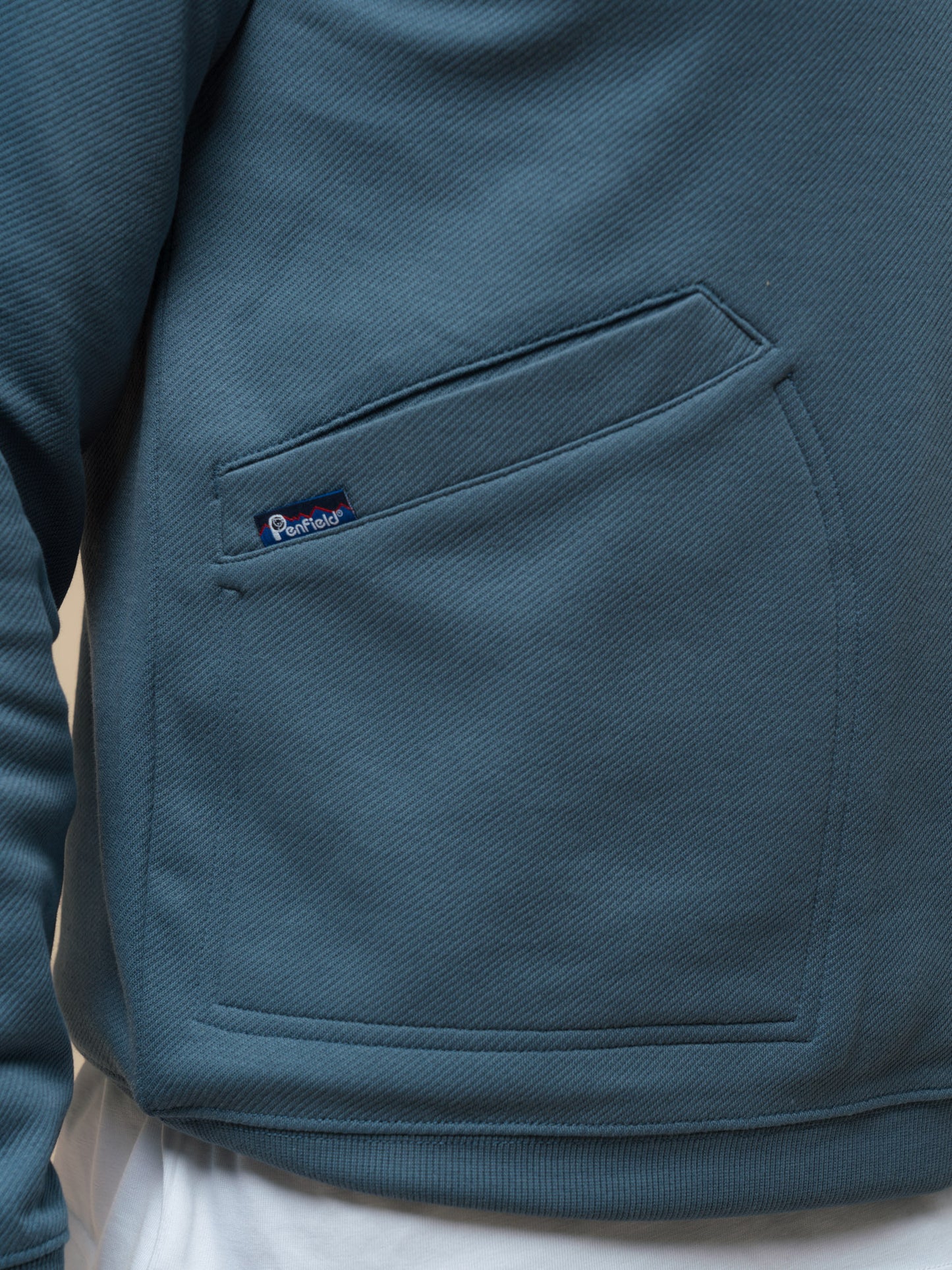 Penfield Mens Cahoon Rugby Shirt in Blue Fusion