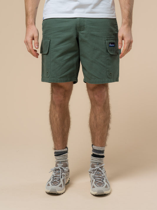 Penfield Mens Quincy Cargo Short in Dark Forest
