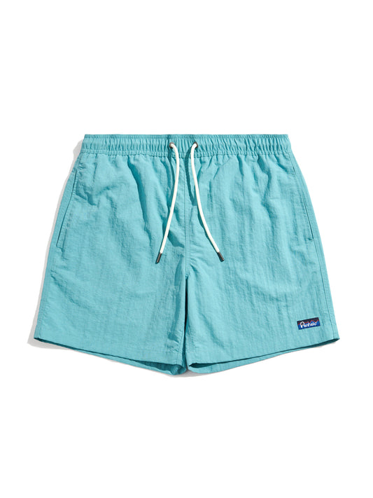 Penfield Mens Eldridge Print Packable Swim Shorts in Mistletoe