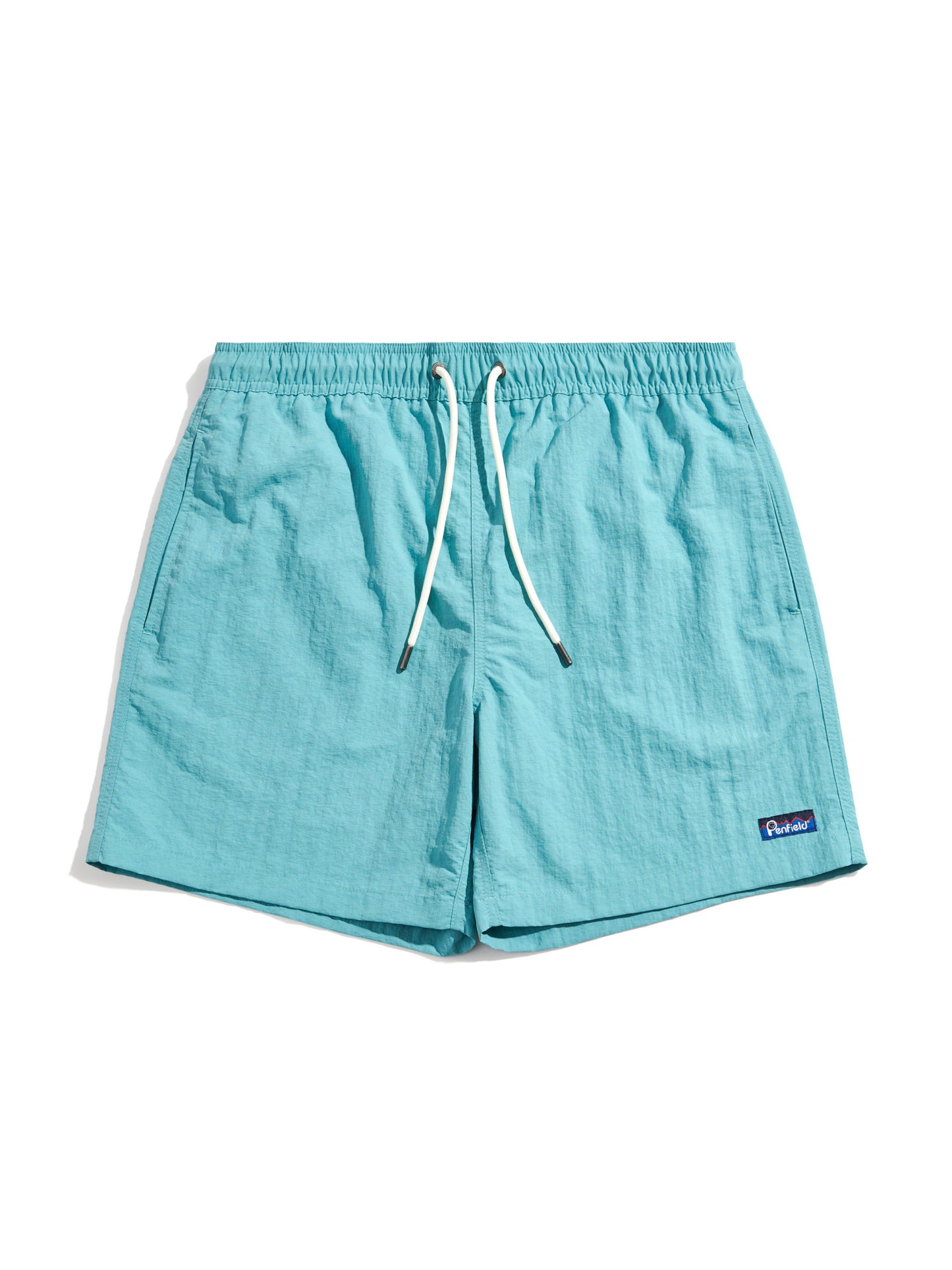 Penfield Mens Packable Swim Short in Dusty Turquoise