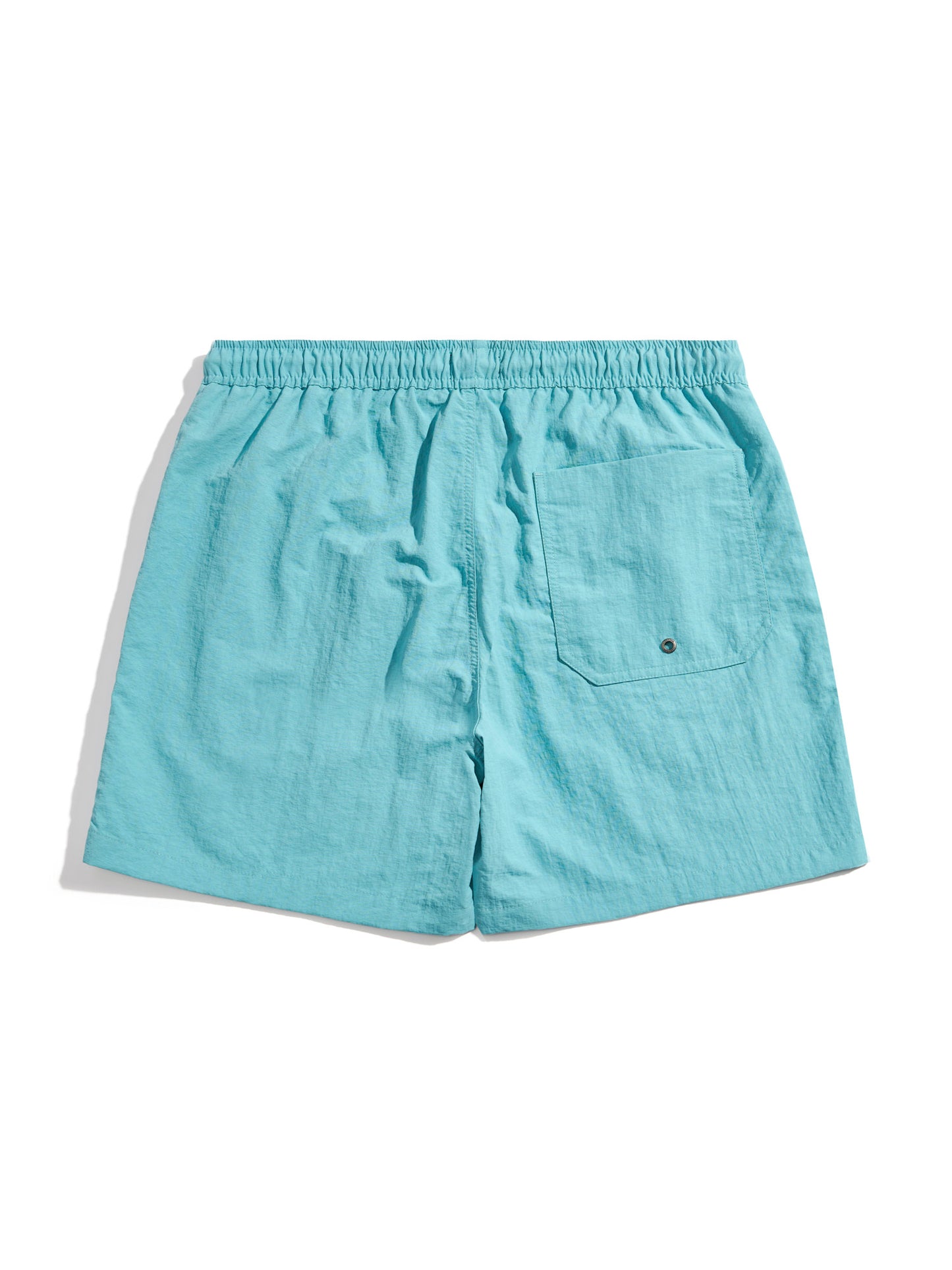 Penfield Mens Packable Swim Short in Dusty Turquoise