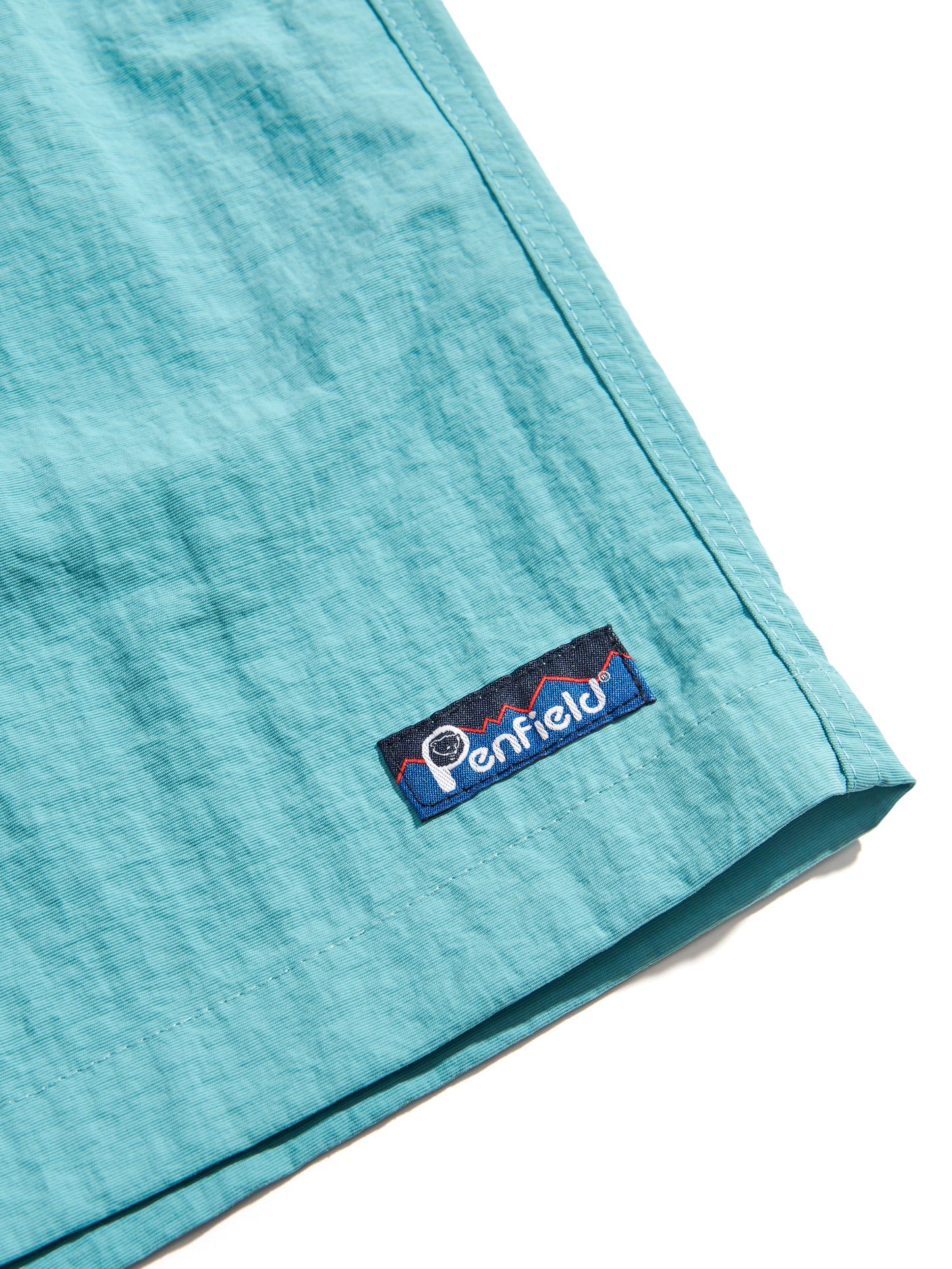 Penfield Mens Packable Swim Short in Dusty Turquoise