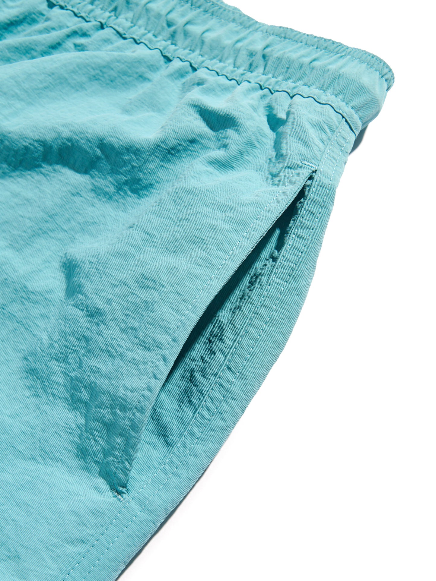 Penfield Mens Packable Swim Short in Dusty Turquoise