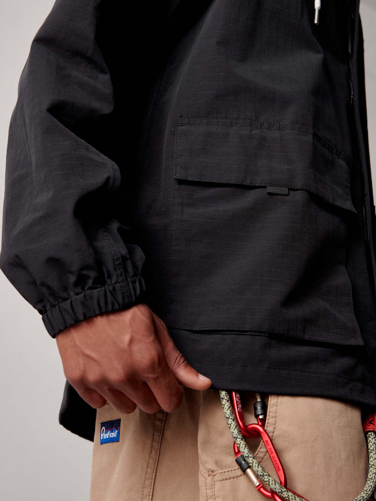 Meadow Showerproof Jacket in Black