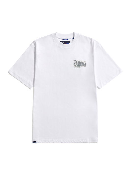 Penfield Mens 50th Anniversary Photo Print T-Shirt in Bright White