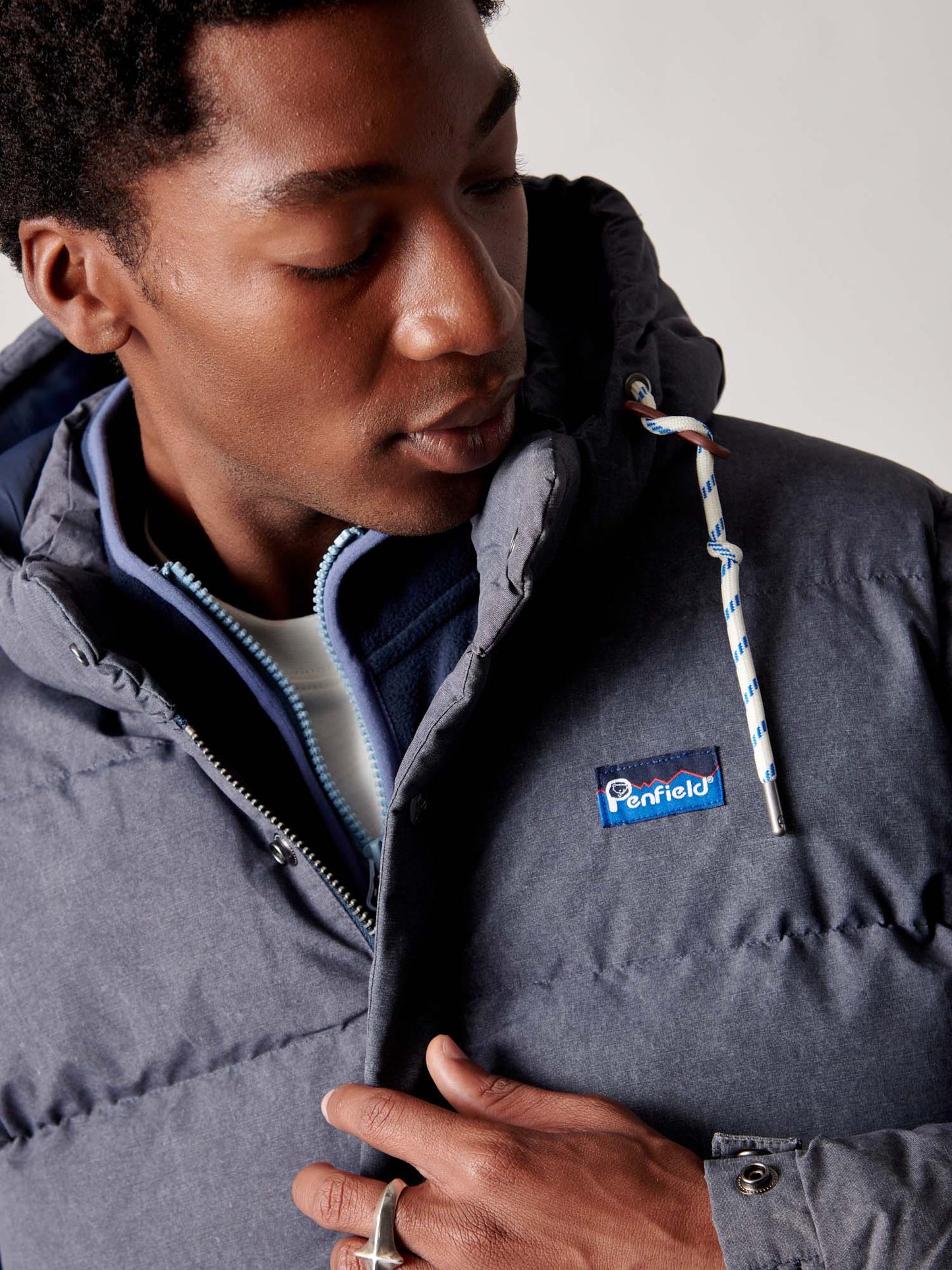 50th Anniversary Washed Bowerbridge Jacket in Navy Blue