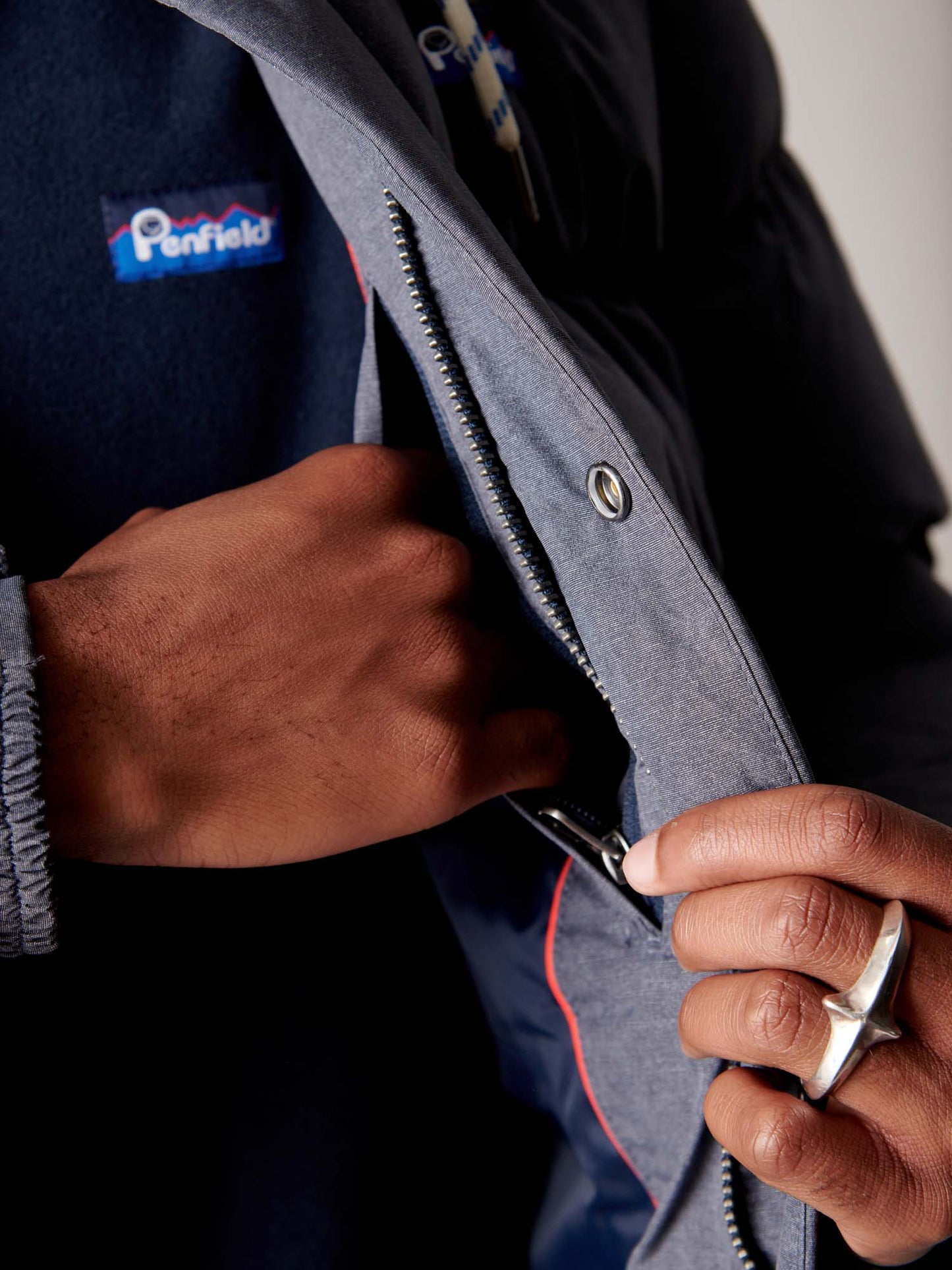 50th Anniversary Washed Bowerbridge Jacket in Navy Blue