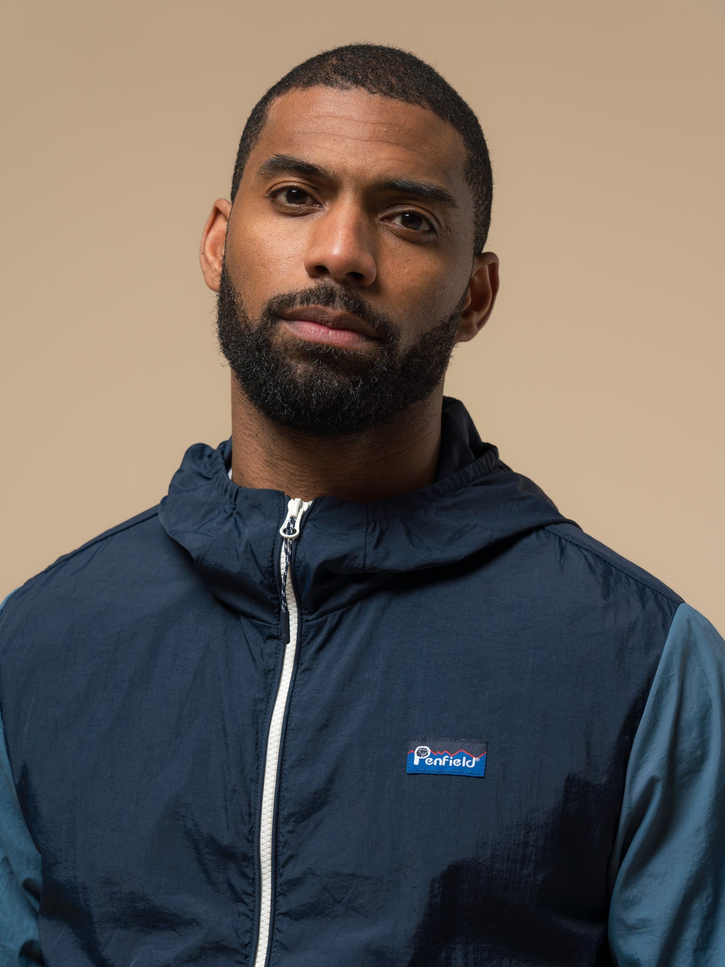 The Penfield Rain Jacket in Navy Blue