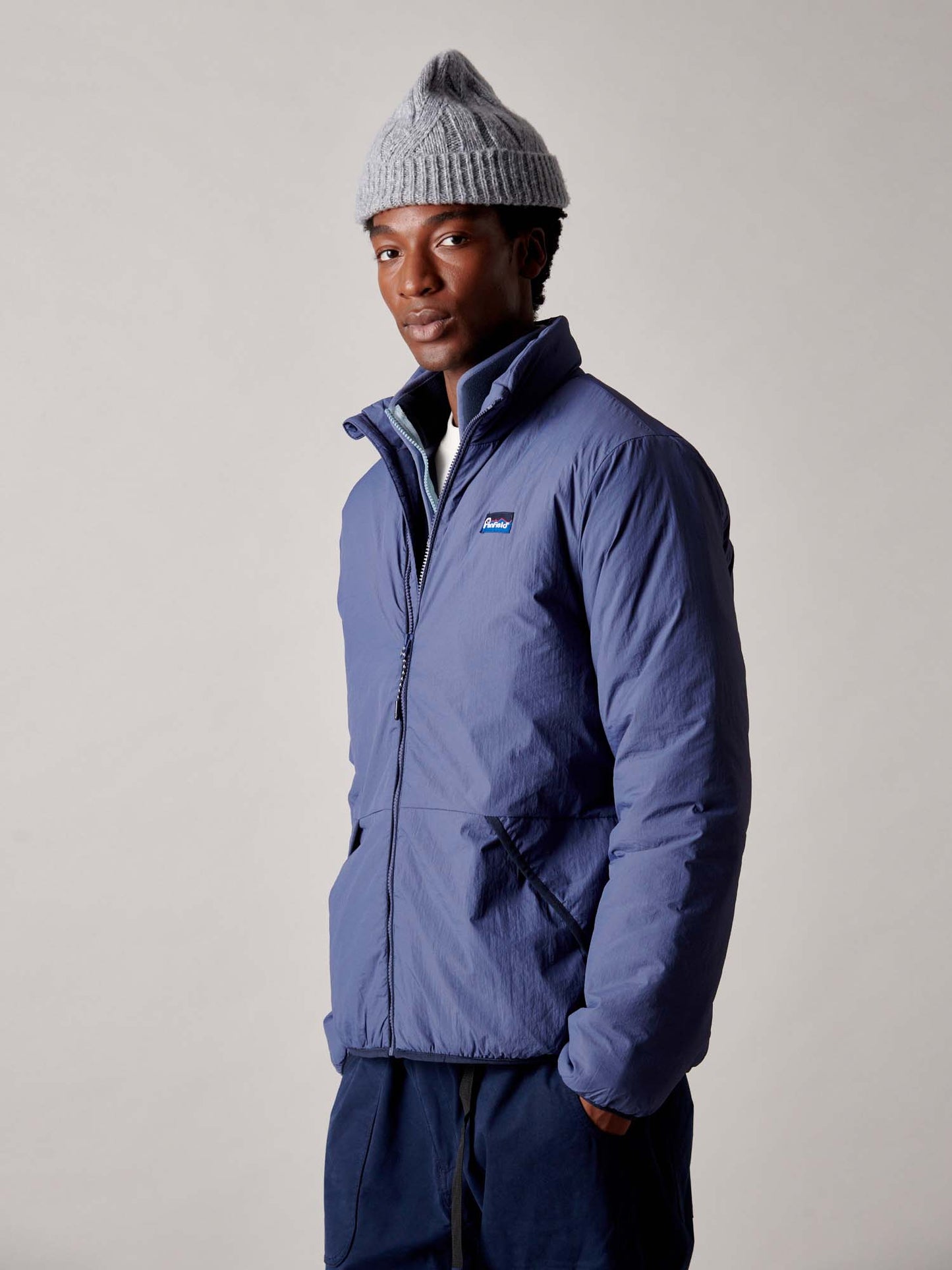 Assabet Flat Jacket in Blue Indigo