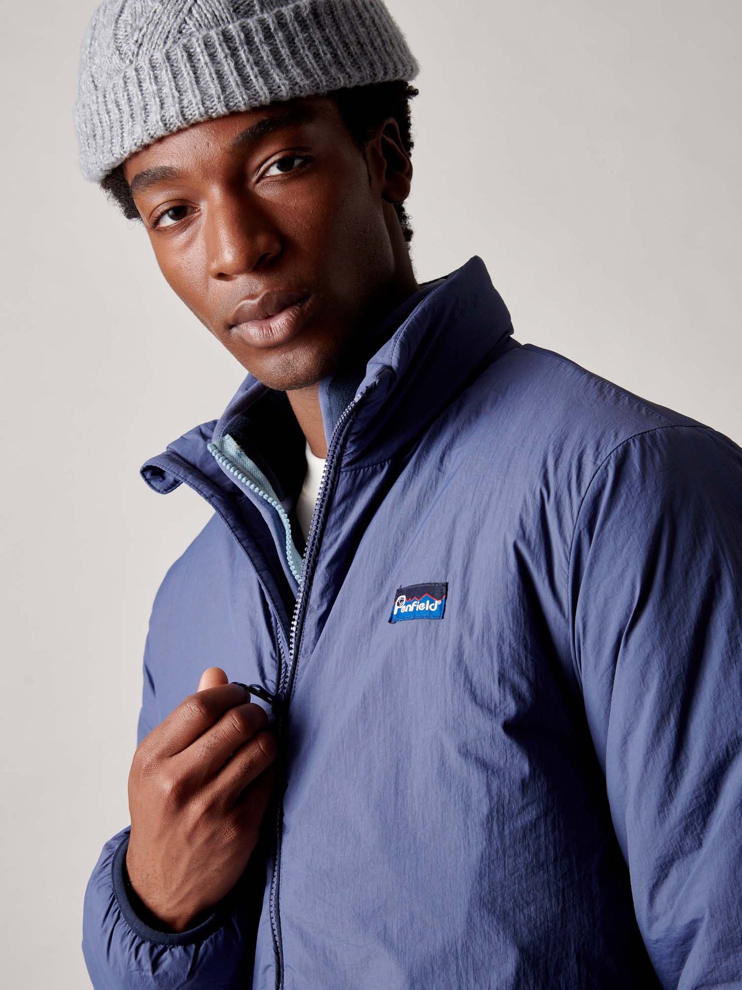 Assabet Flat Jacket in Blue Indigo
