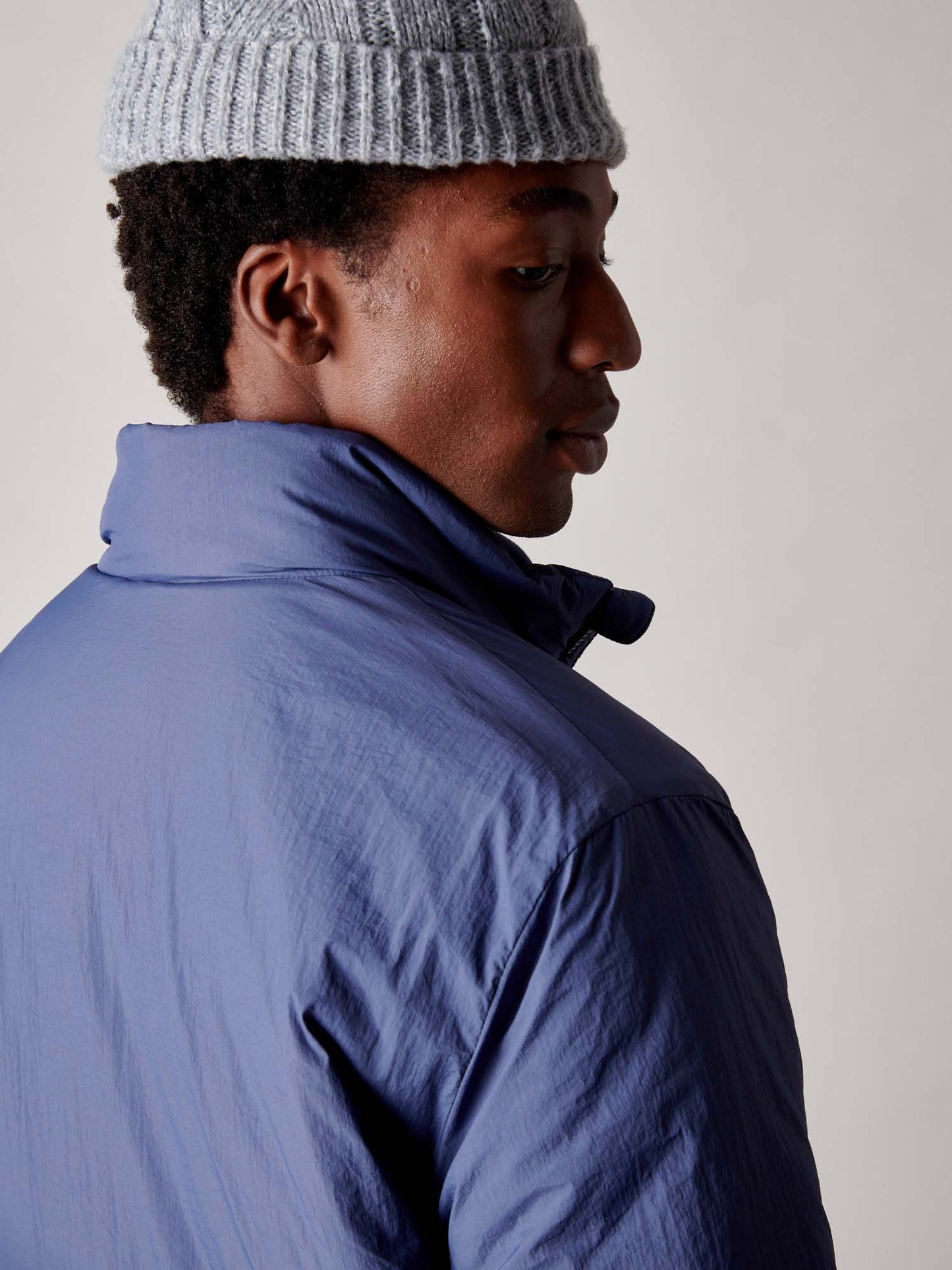 Assabet Flat Jacket in Blue Indigo