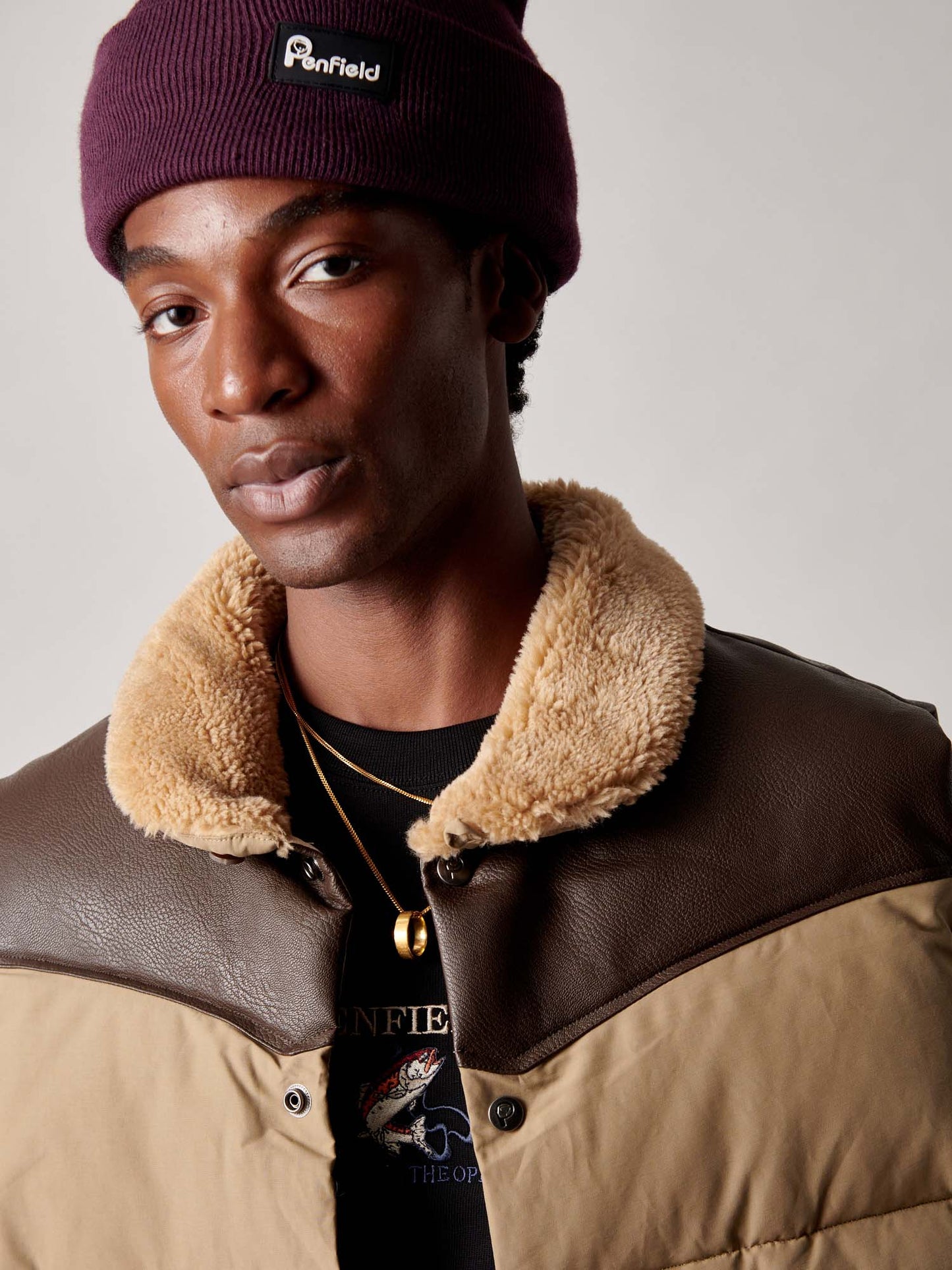 Rockwool Vest in Lead Gray
