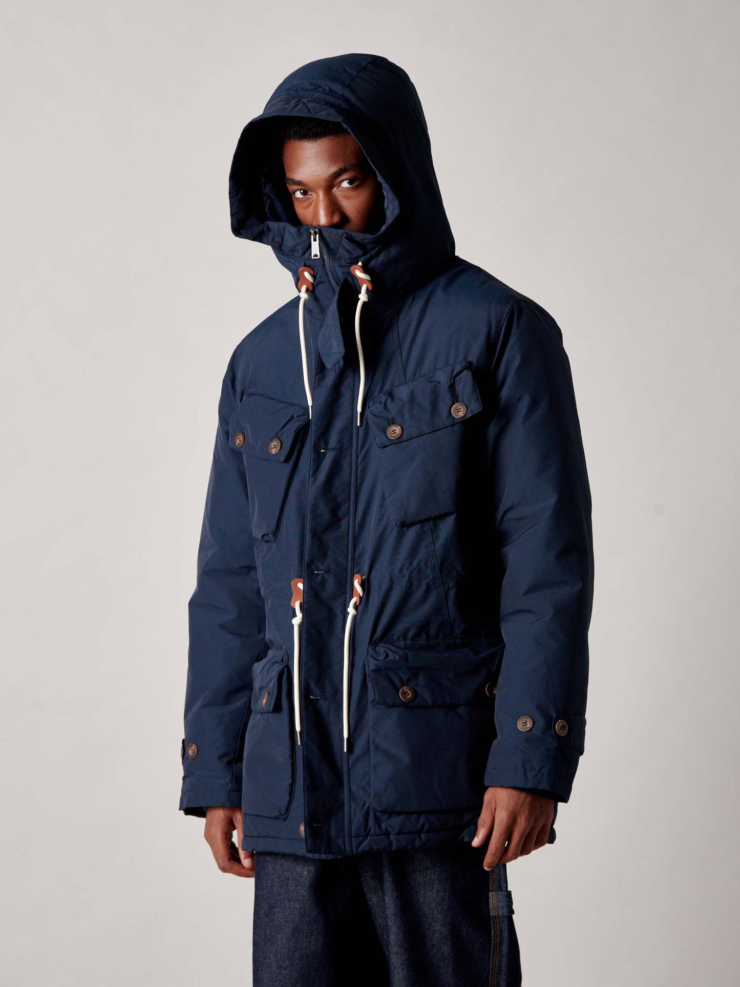 Mountain Parka in Navy Blue