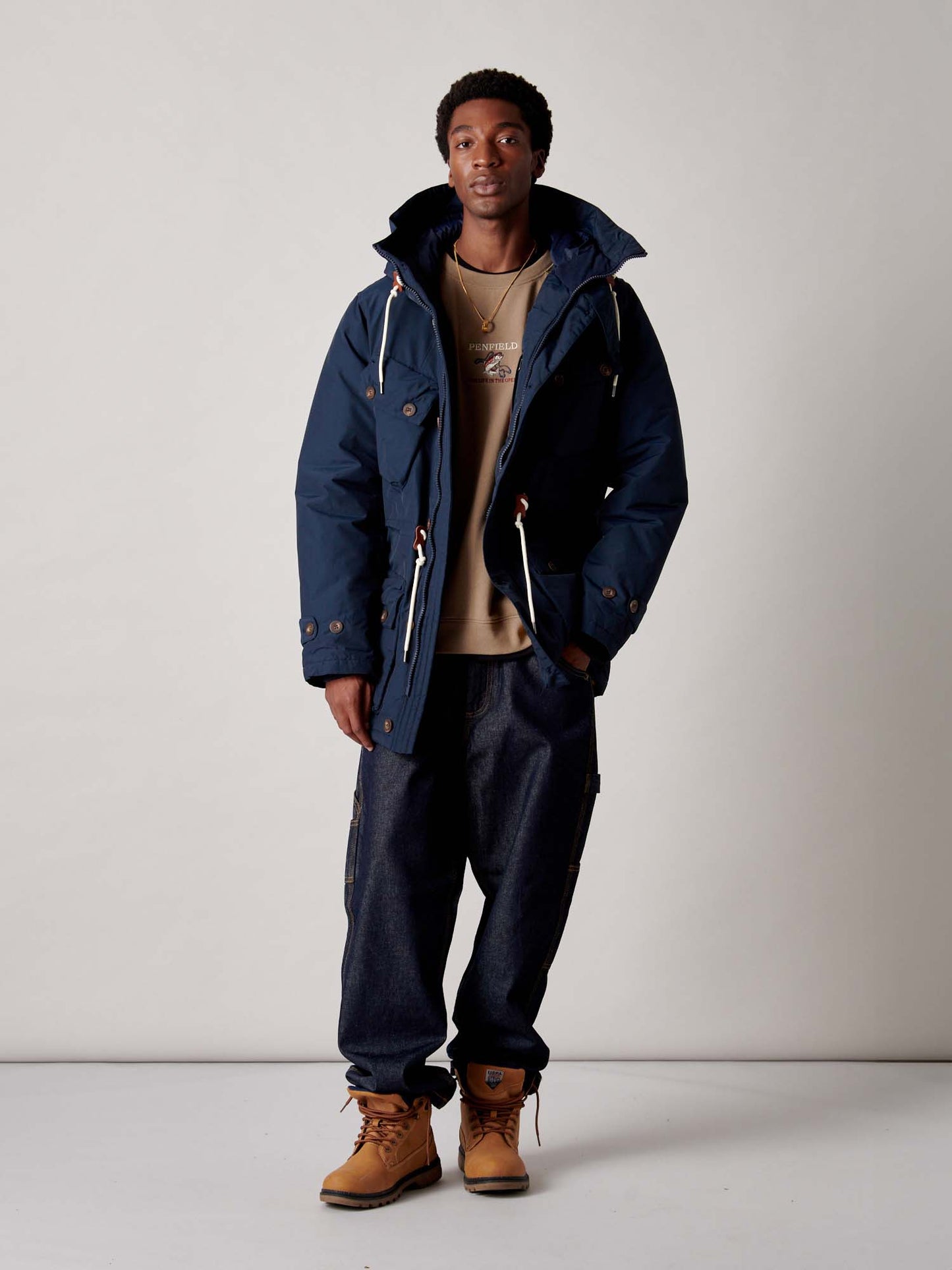 Mountain Parka in Navy Blue