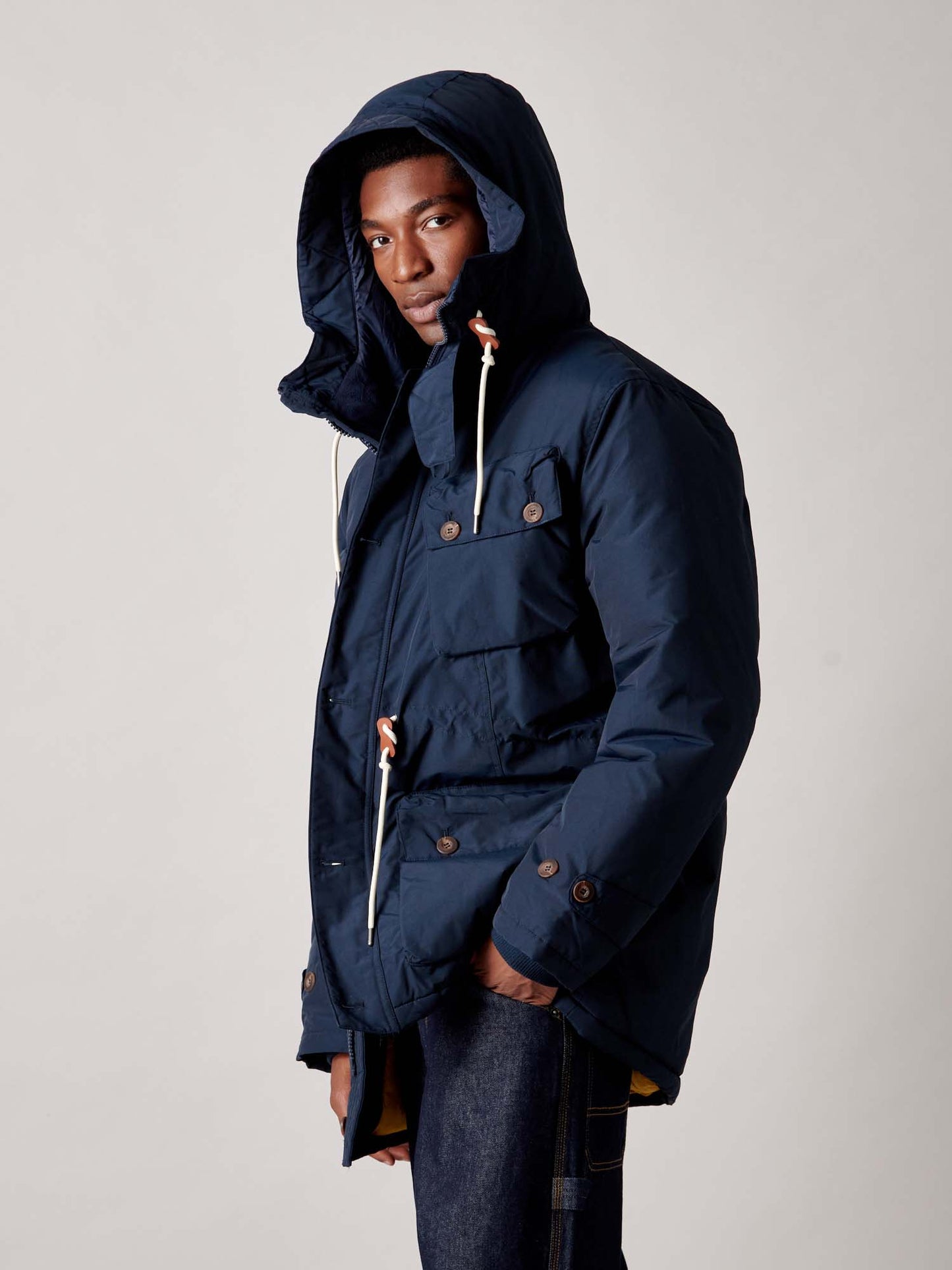 Mountain Parka in Navy Blue