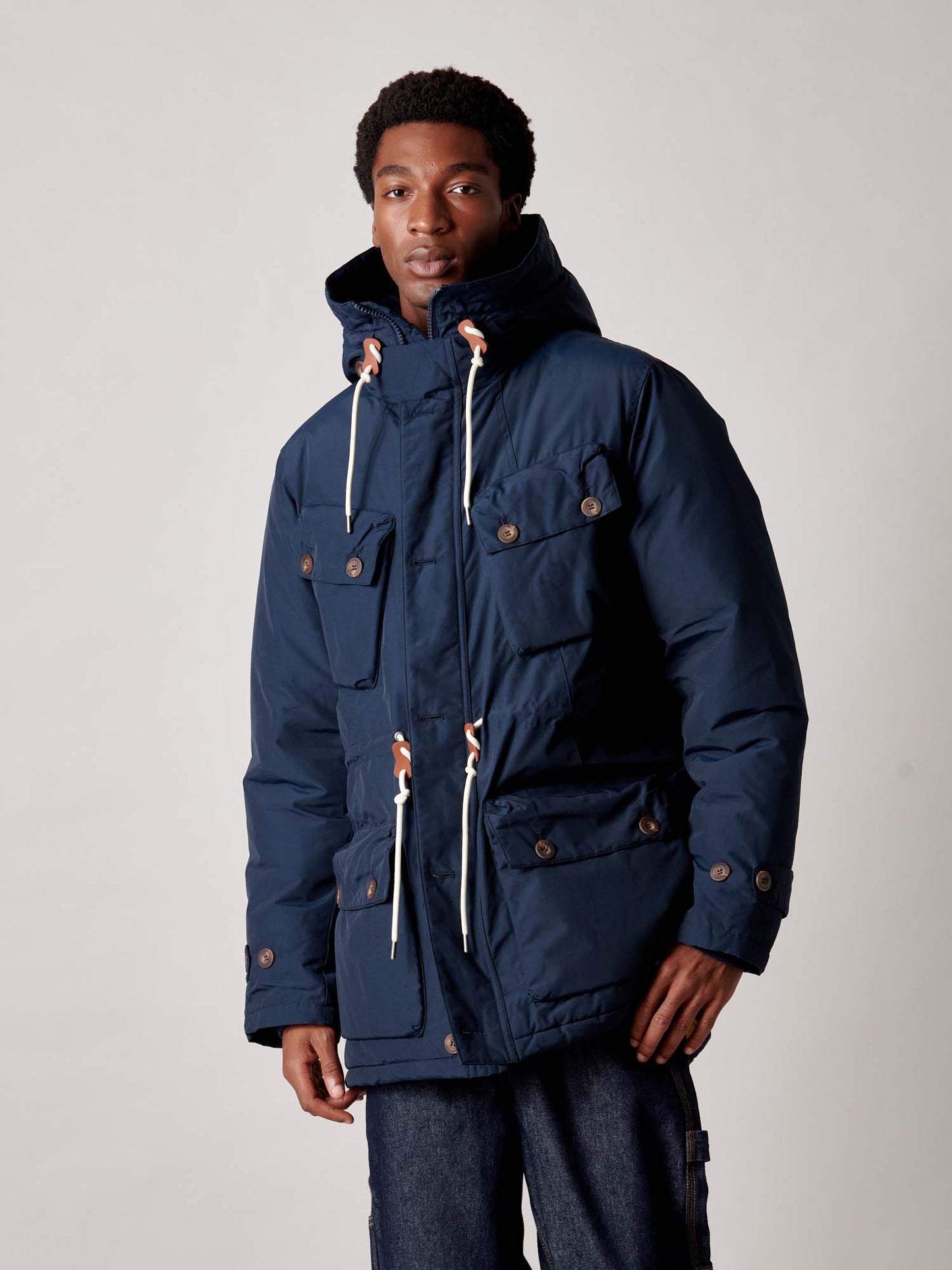Mountain Parka in Navy Blue