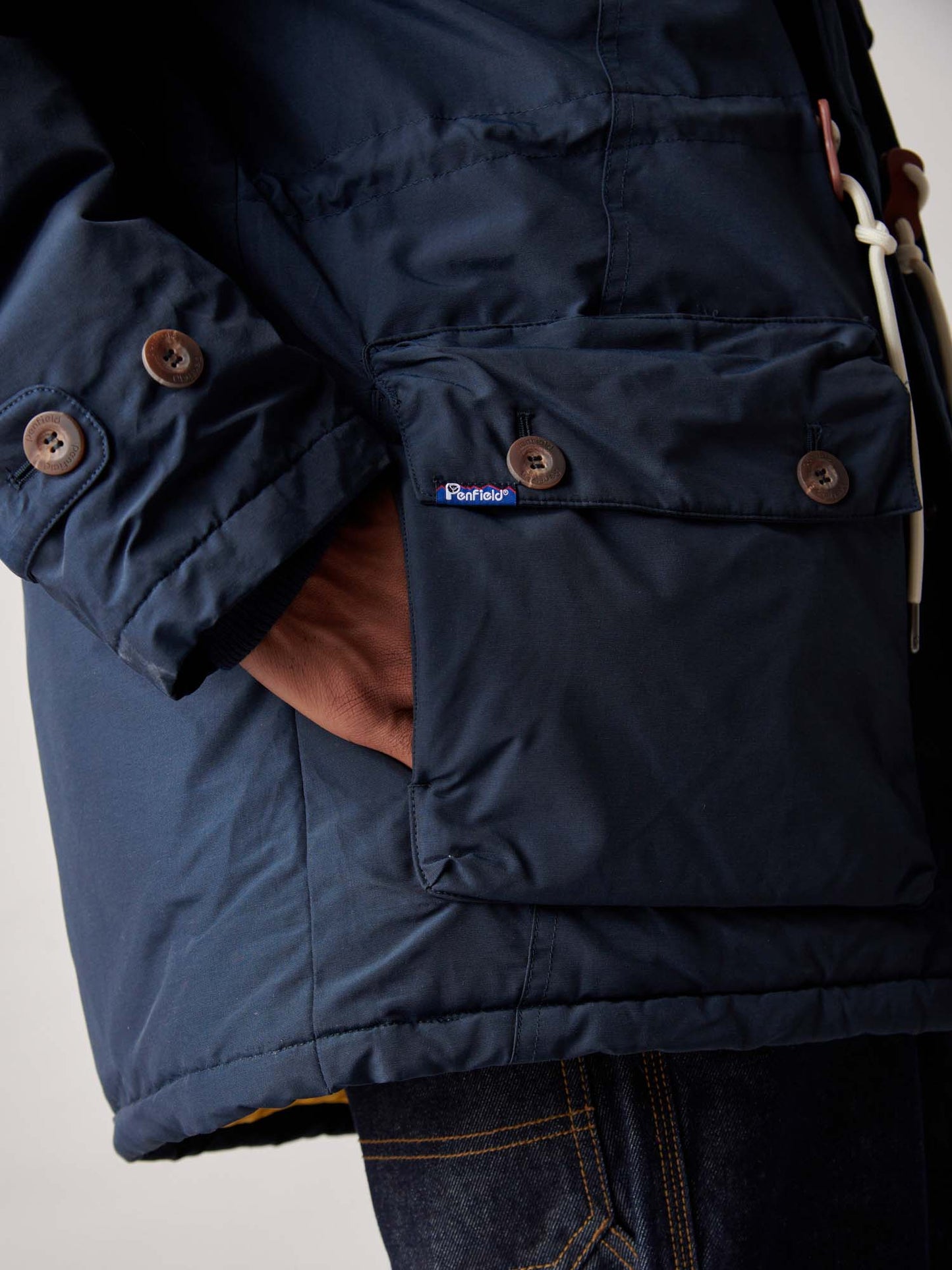 Mountain Parka in Navy Blue